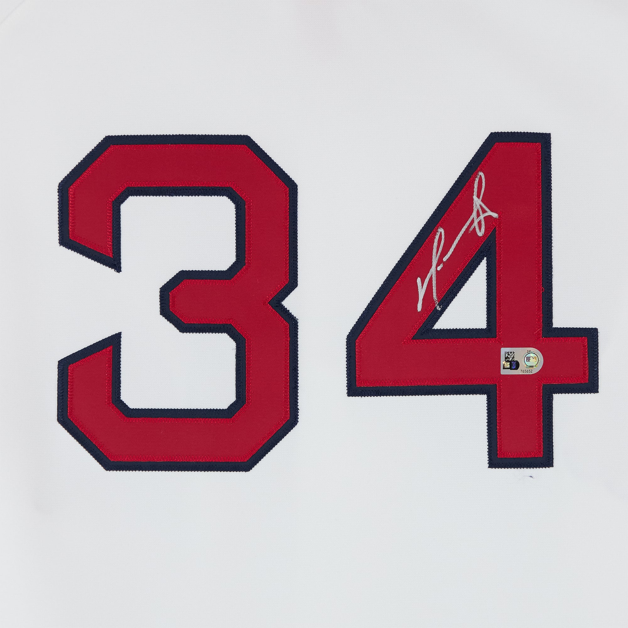 David Ortiz Boston Red Sox Autographed White Mitchell & Ness 2013 Authentic Jersey