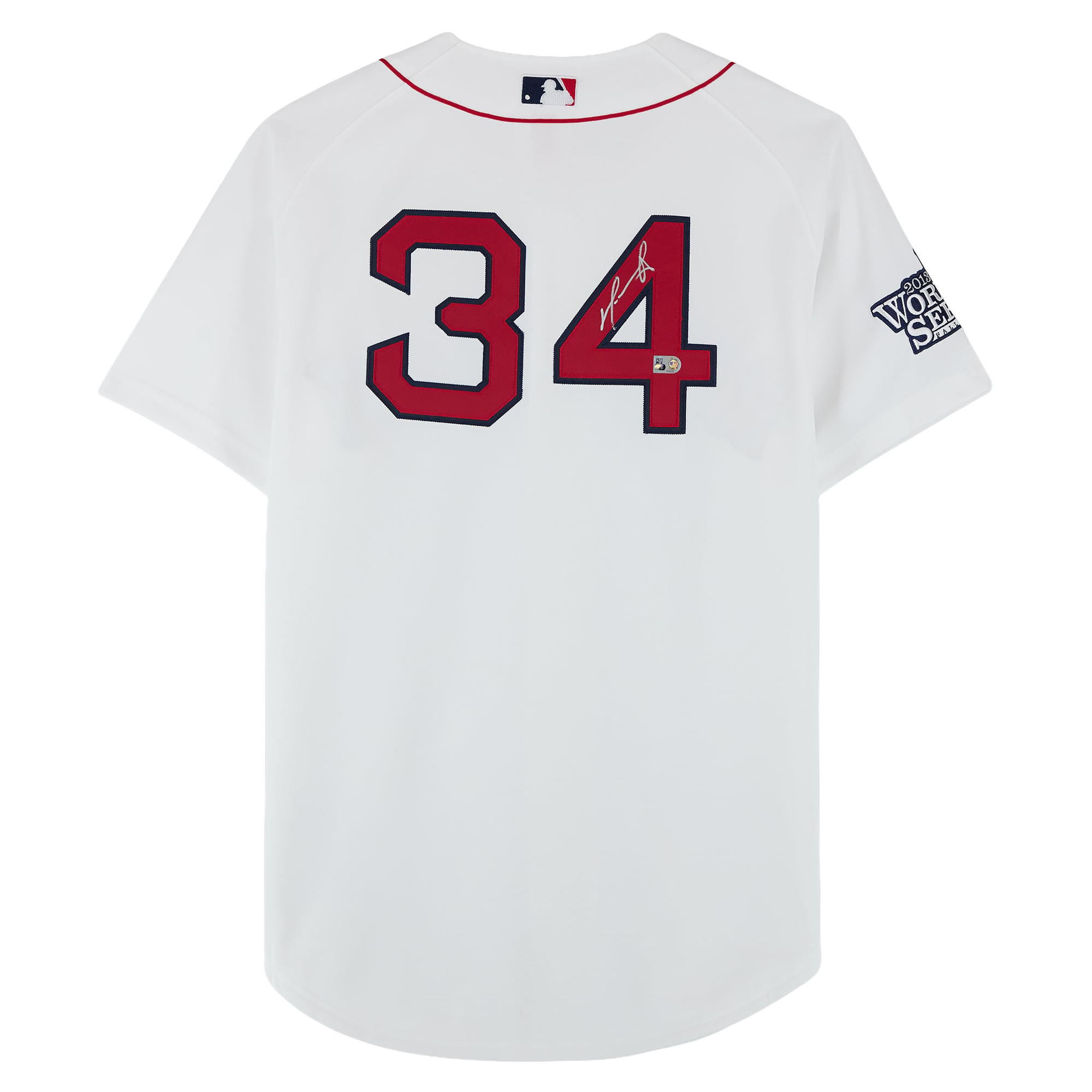 David Ortiz Boston Red Sox Autographed White Mitchell & Ness 2013 Authentic Jersey