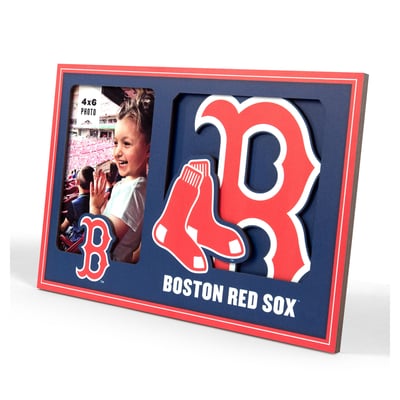 Boston Red Sox IDNA 3D Logo Series Picture Frame