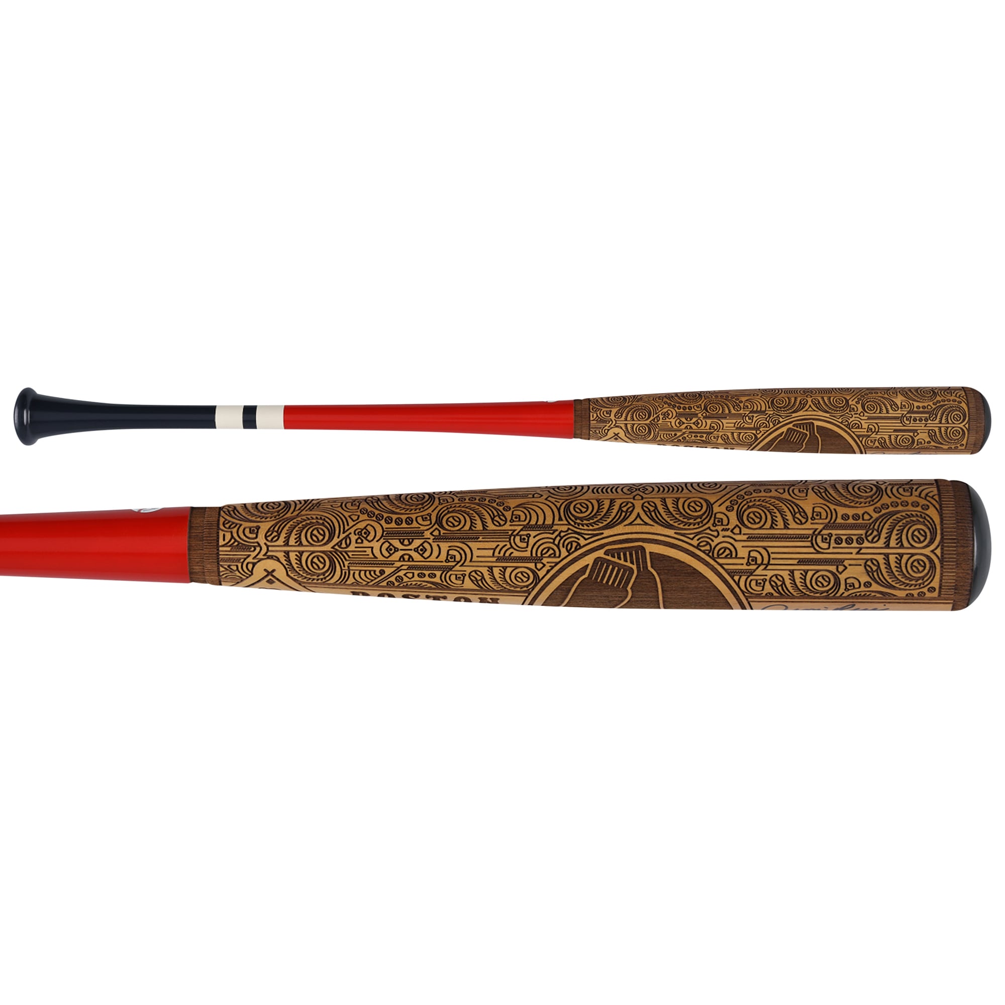Bâton de baseball autographié par Jim Rice (Red Sox de Boston), série Pillbox Bat Company, avec inscriptions multiples - Édition limitée n° 5/5