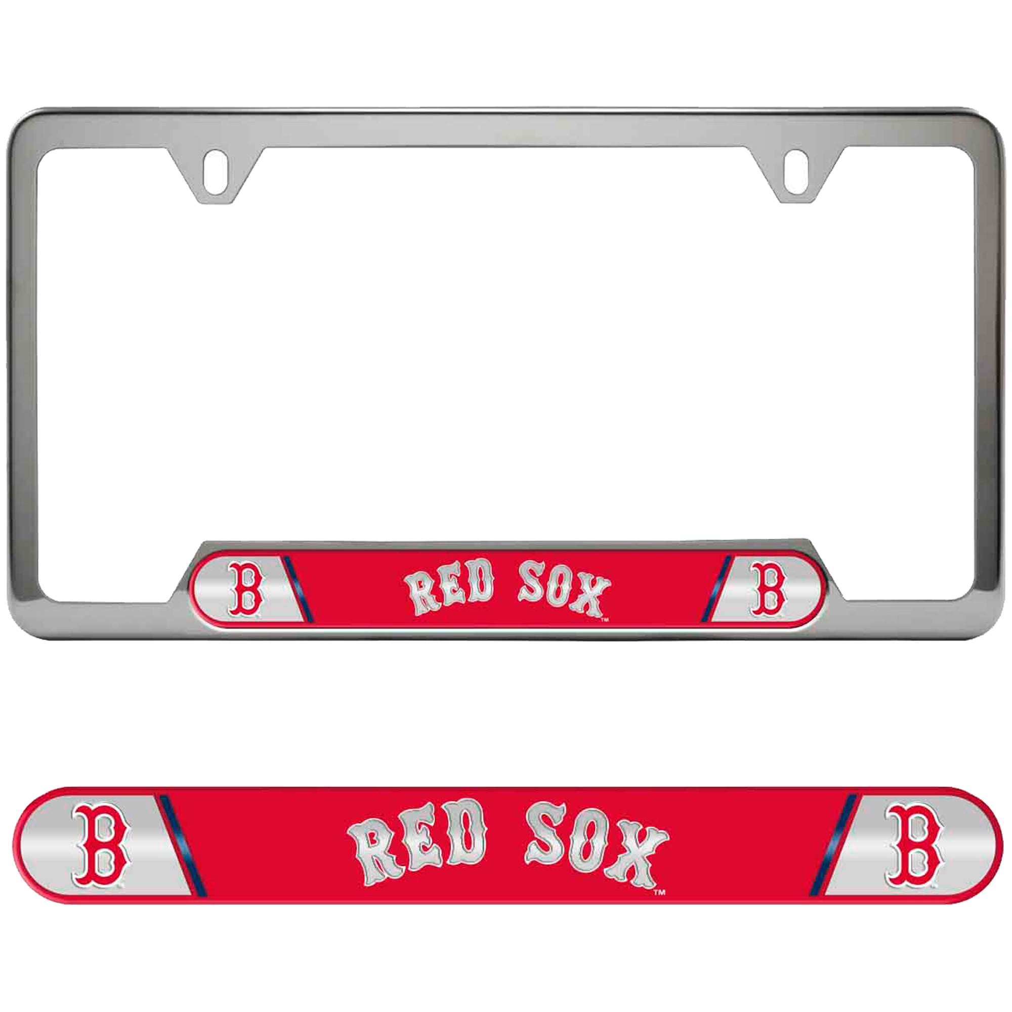 Logo Brands  Boston Red Sox Embossed License Plate Frame