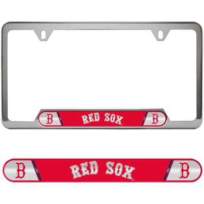  Boston Red Sox Logo Brands Embossed License Plate Frame