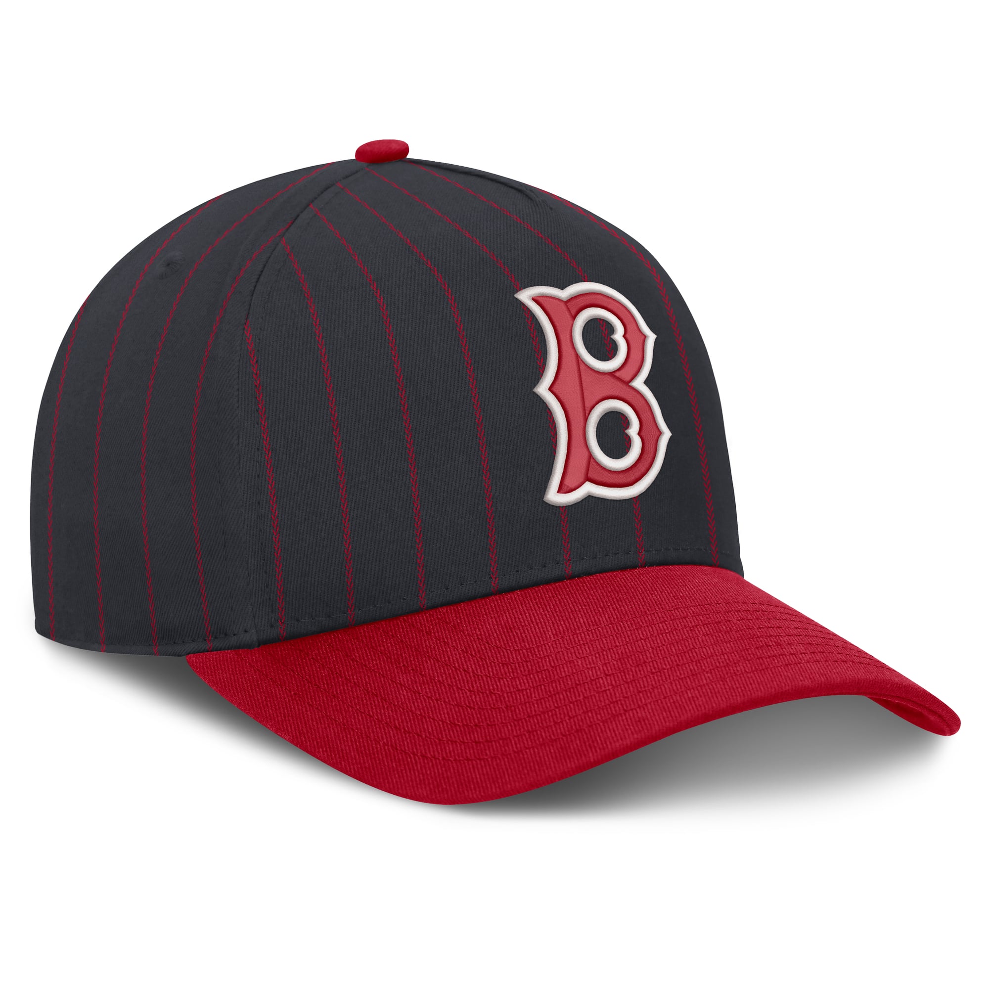 Casquette ajustable Nike pour homme, bleu marine et rouge, Boston Red Sox Cooperstown Rise, modèle Cooperstown Rise.