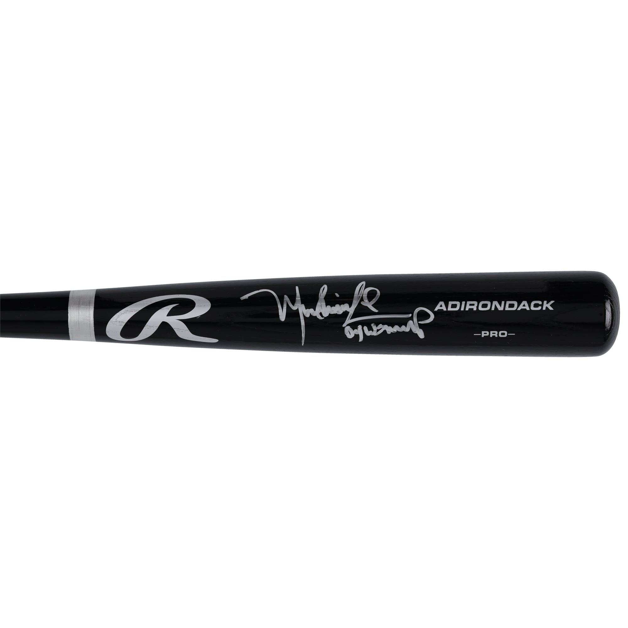 Manny Ramirez Boston Red Sox Autographed Black Rawlings Pro Bat with "04 WS MVP" Inscription