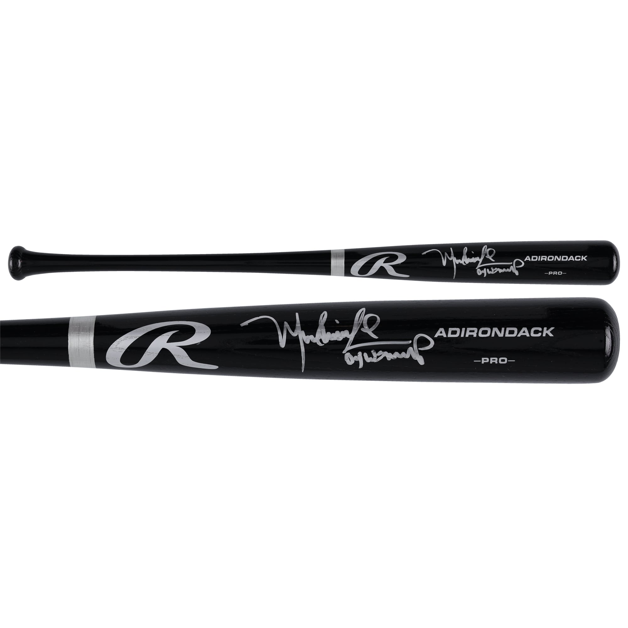 Manny Ramirez Boston Red Sox Autographed Black Rawlings Pro Bat with "04 WS MVP" Inscription