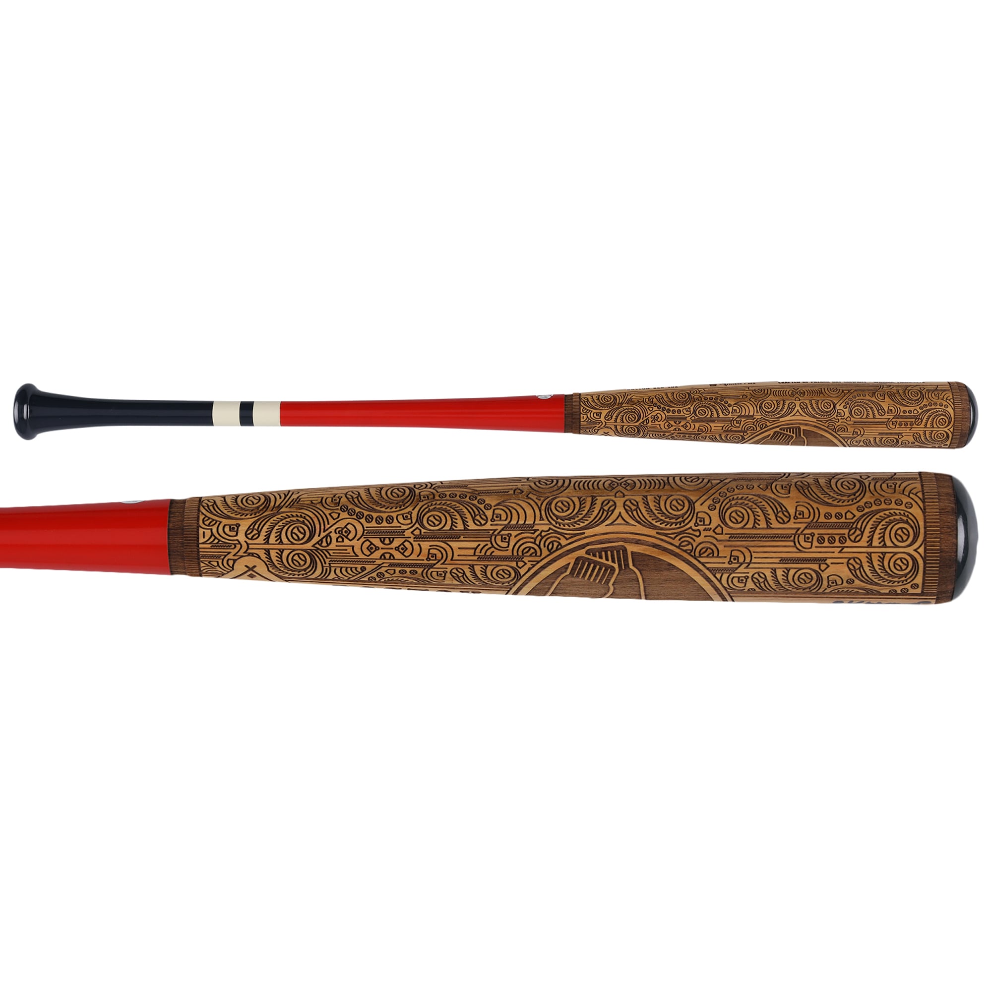Bâton de baseball Pillbox Bat Company Mural Series autographié par Manny Ramirez (Red Sox de Boston) avec inscriptions multiples - Édition limitée à 5 exemplaires