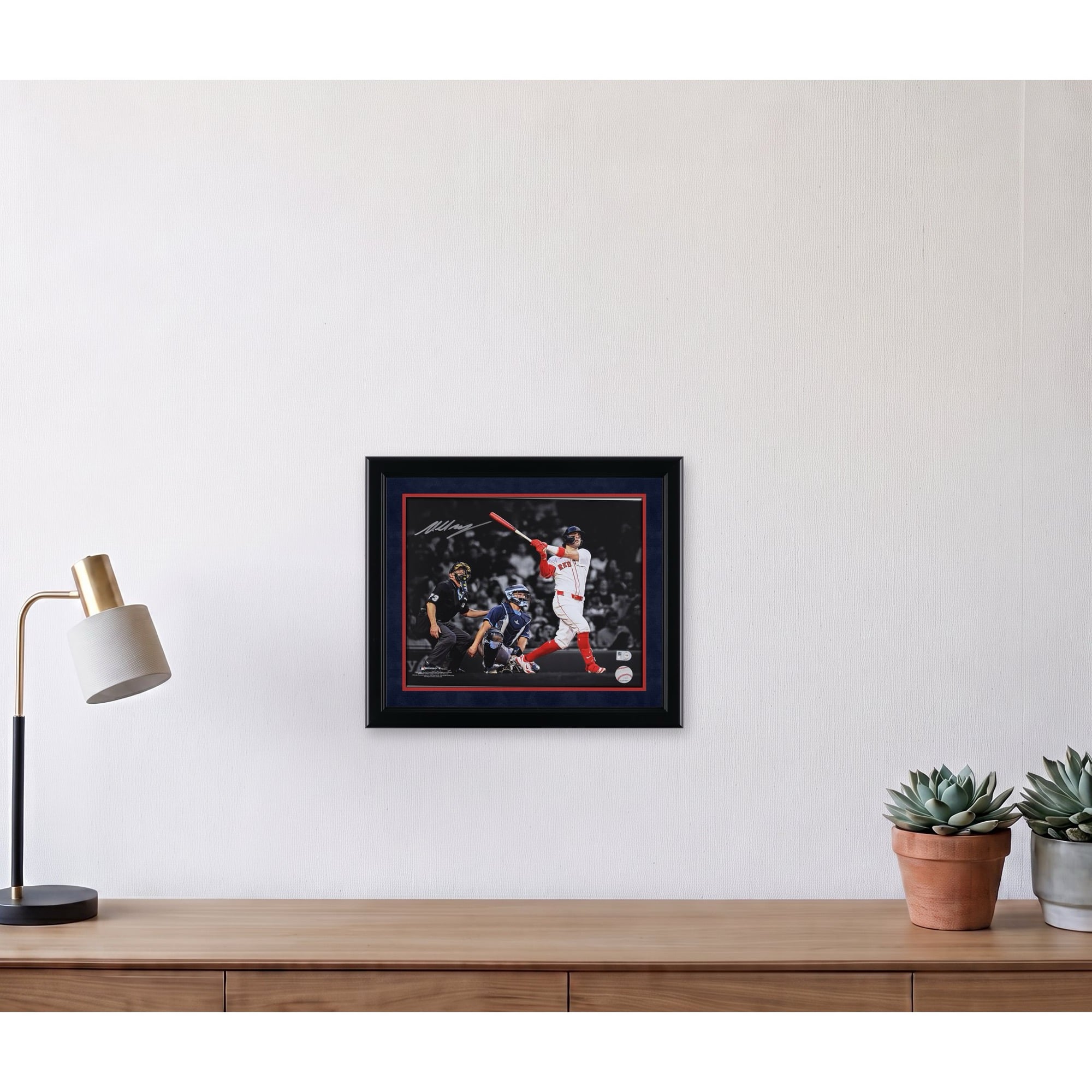 Marcelo Mayer Boston Red Sox Autographed 11" x 14" Home Run Spotlight Photograph