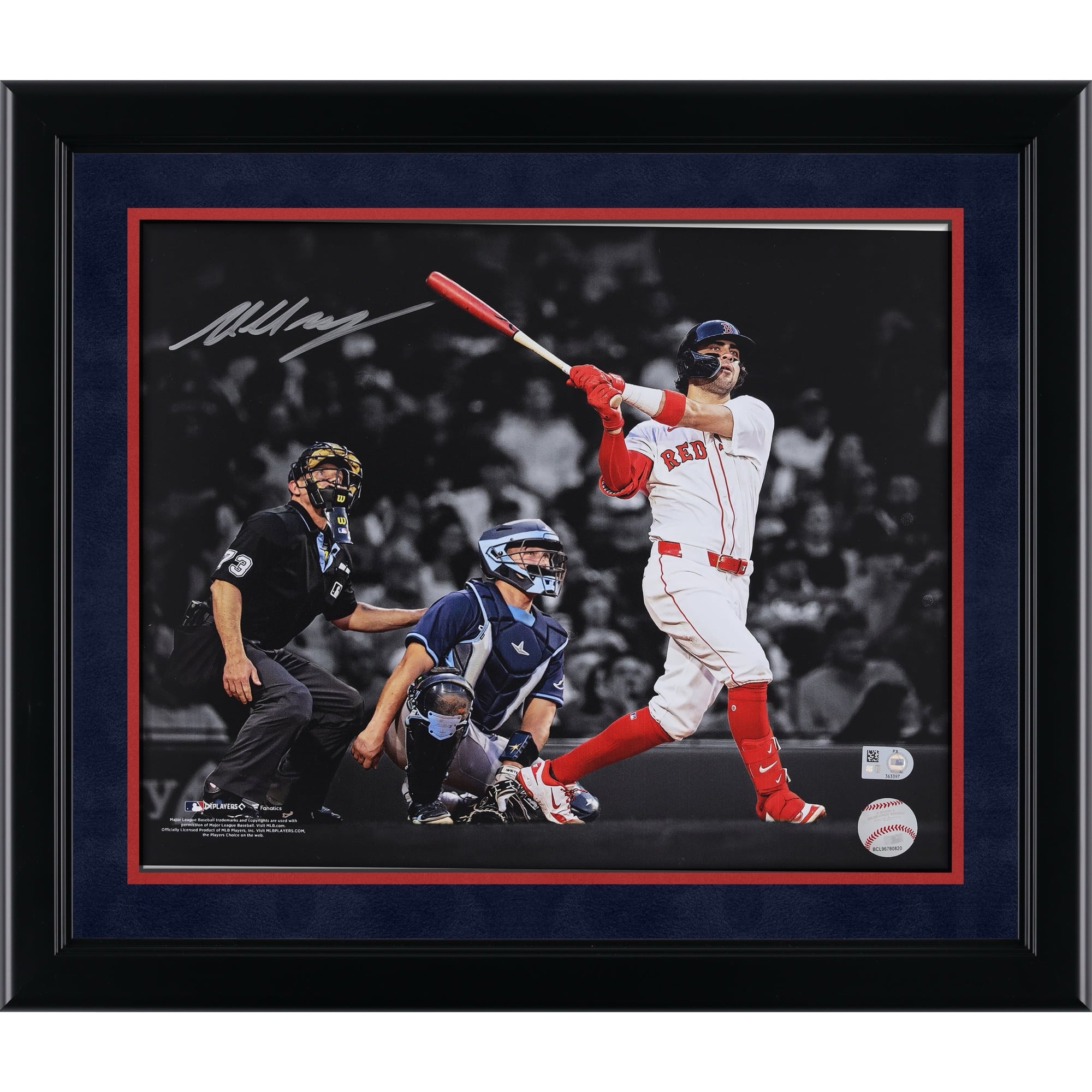 Marcelo Mayer Boston Red Sox Autographed 11" x 14" Home Run Spotlight Photograph