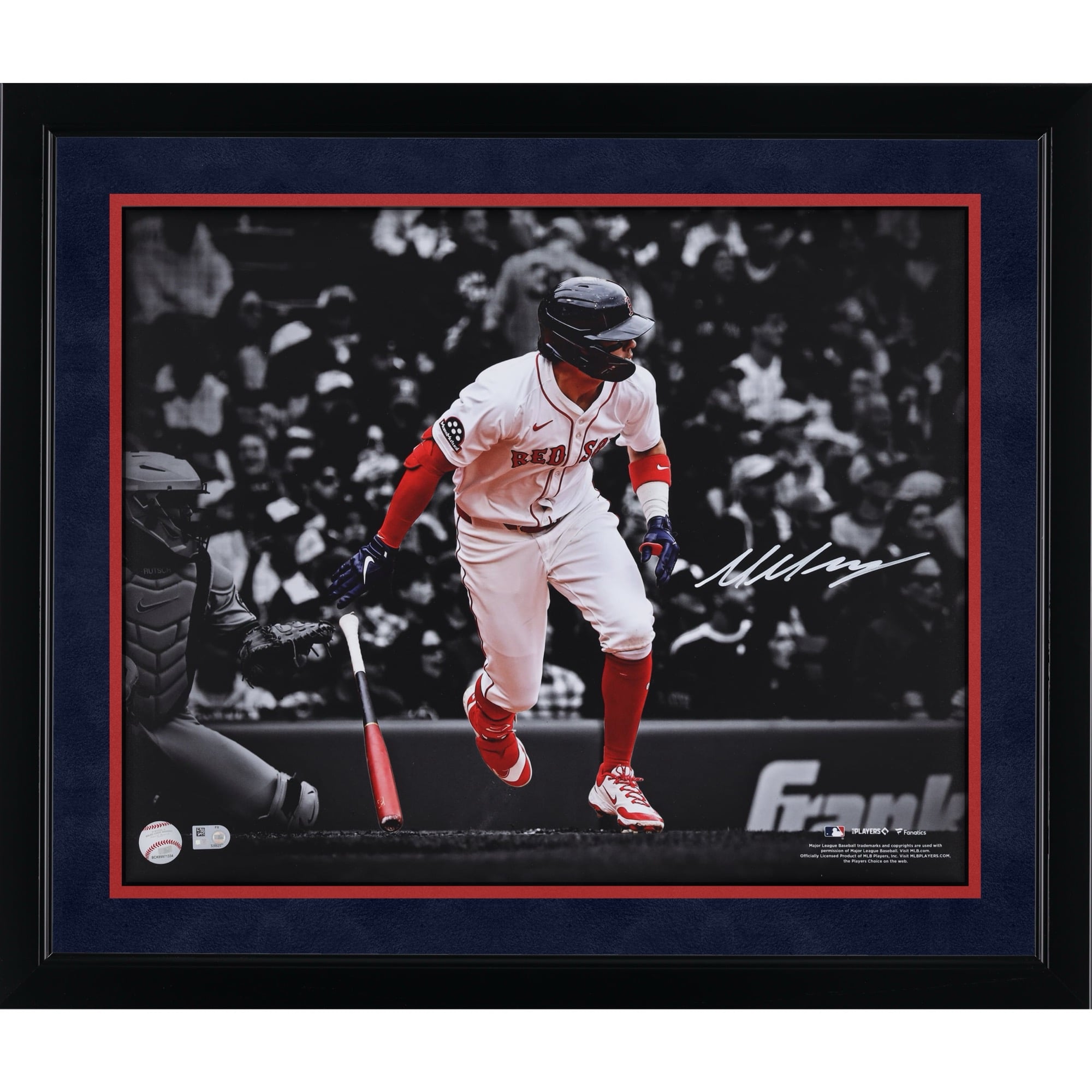 Marcelo Mayer Boston Red Sox Autographed 16" x 20" First MLB Hit Spotlight Photograph