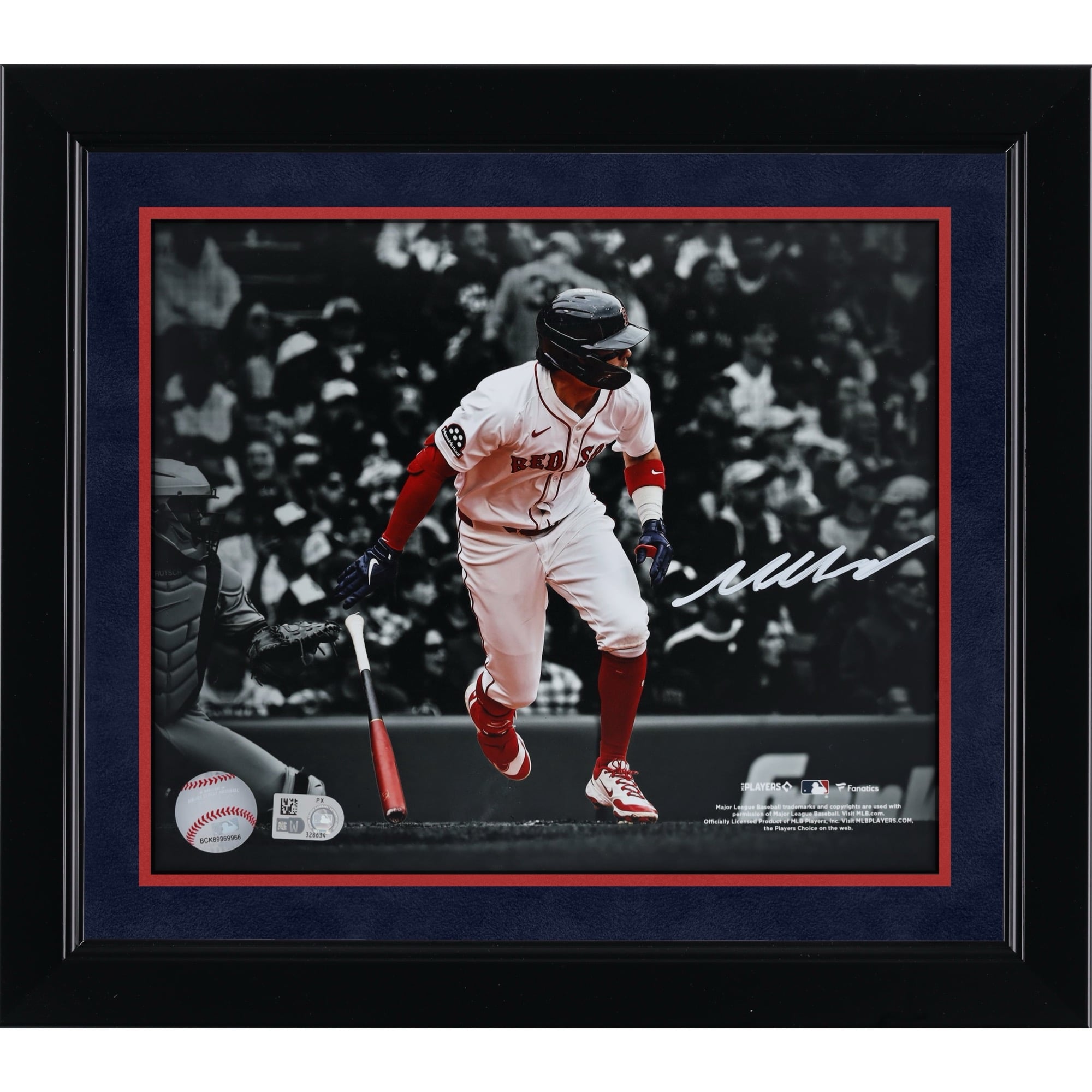 Marcelo Mayer Boston Red Sox Autographed 8" x 10" First MLB Hit Spotlight Photograph