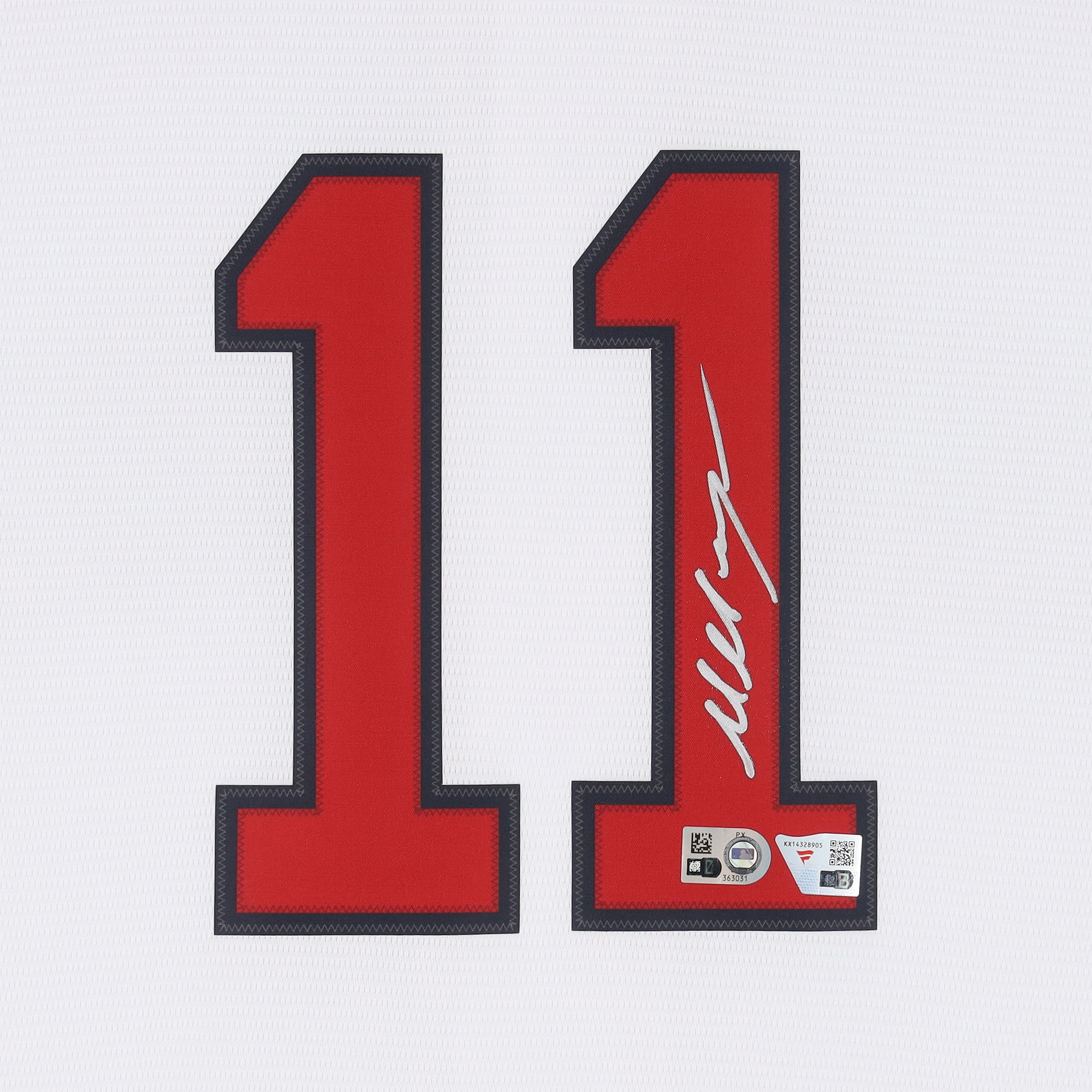 Maillot réplique blanc Nike autographié de Marcelo Mayer, des Red Sox de Boston