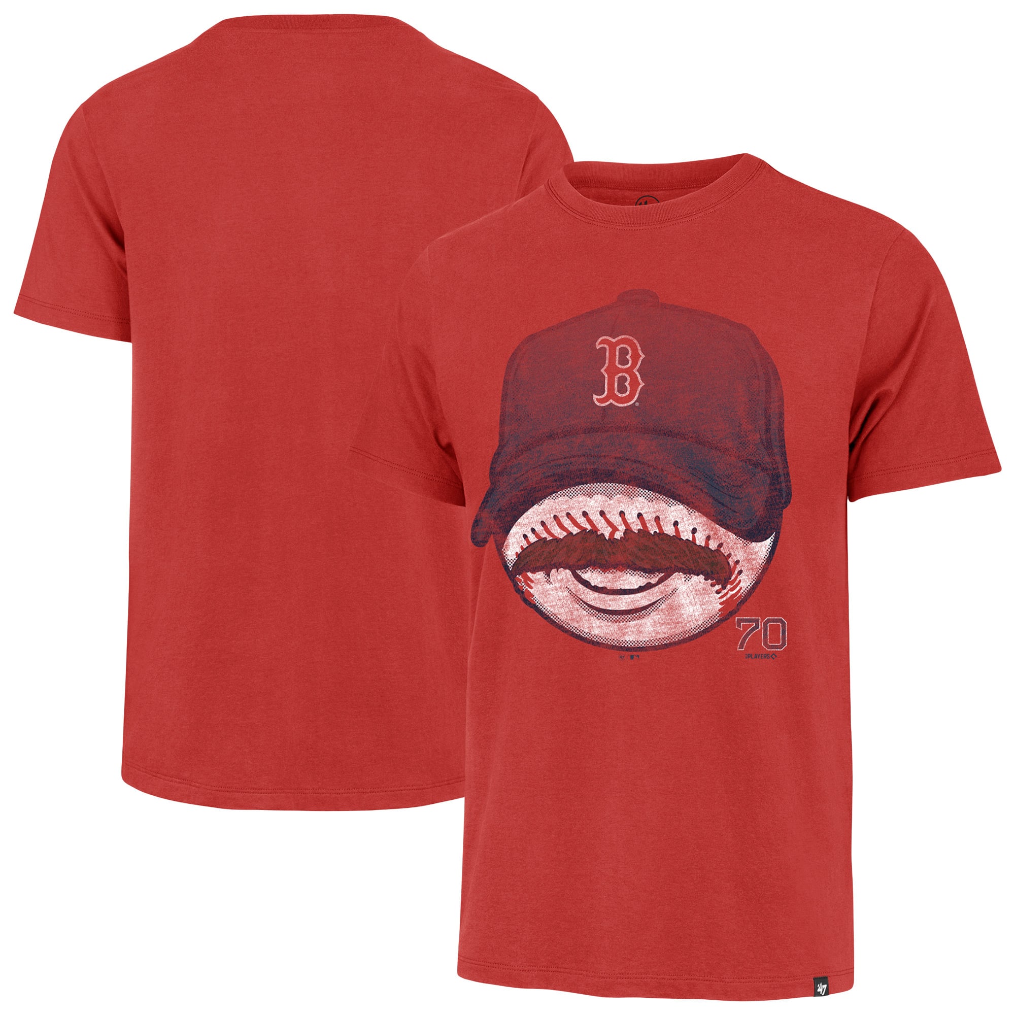 T-shirt homme '47 Payton Tolle Red Boston Sox à moustache Franklin