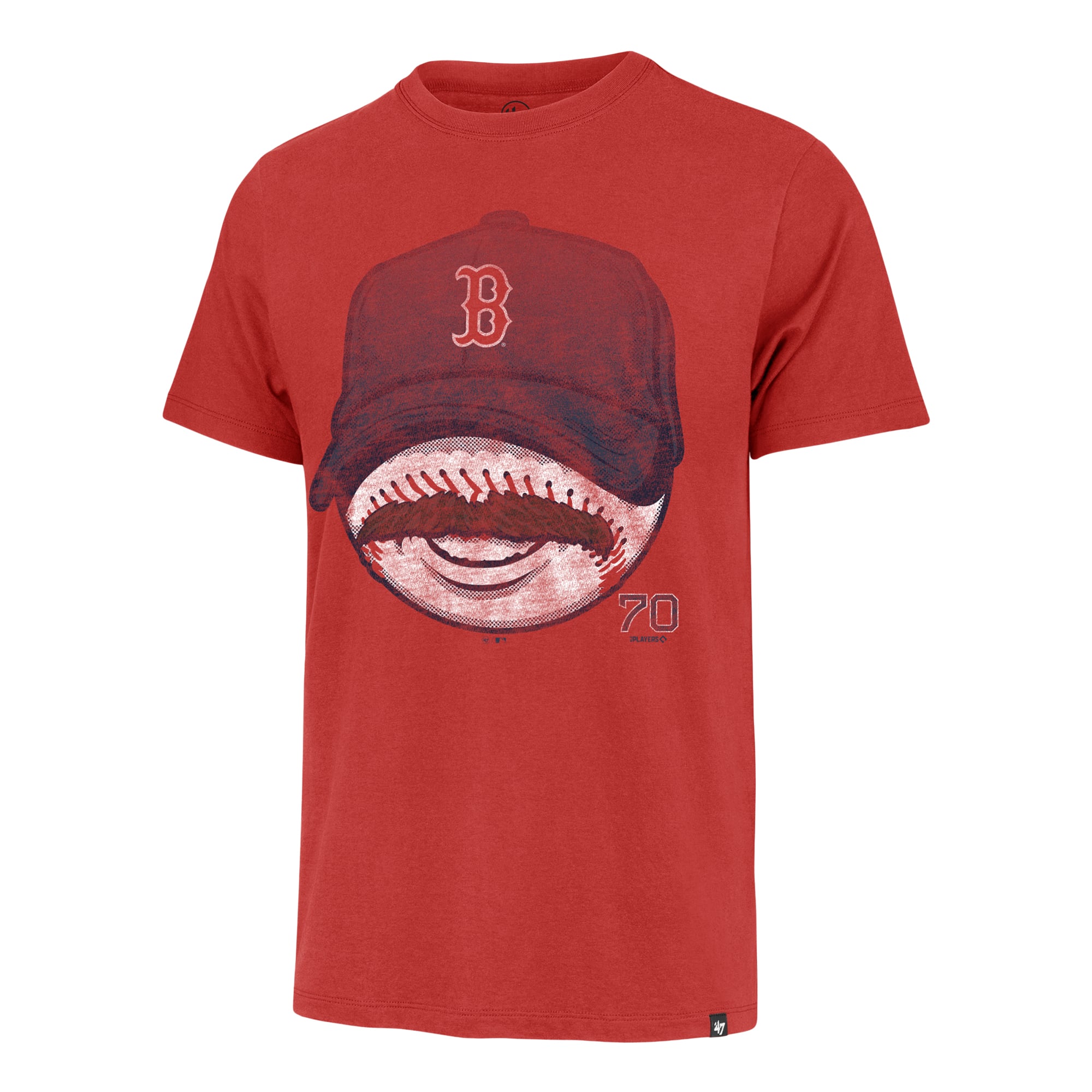 T-shirt homme '47 Payton Tolle Red Boston Sox à moustache Franklin
