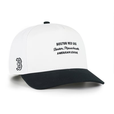 Boston Red Sox '47 Contemporary Two-Tone Hitch Adjustable Hat - White/Black