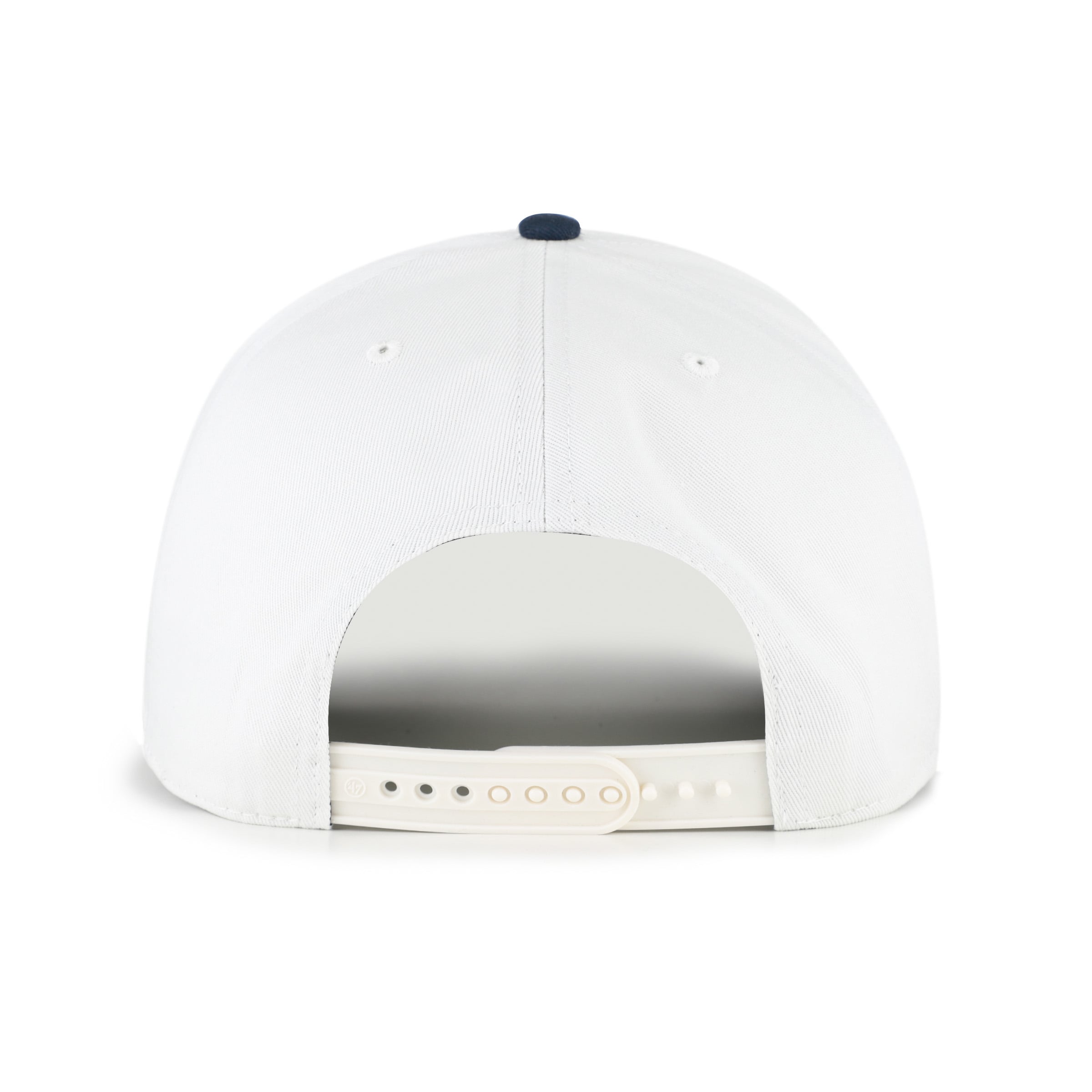 Men's '47 White/Navy Boston Red Sox Glizzy Collection Hitch Adjustable Hat