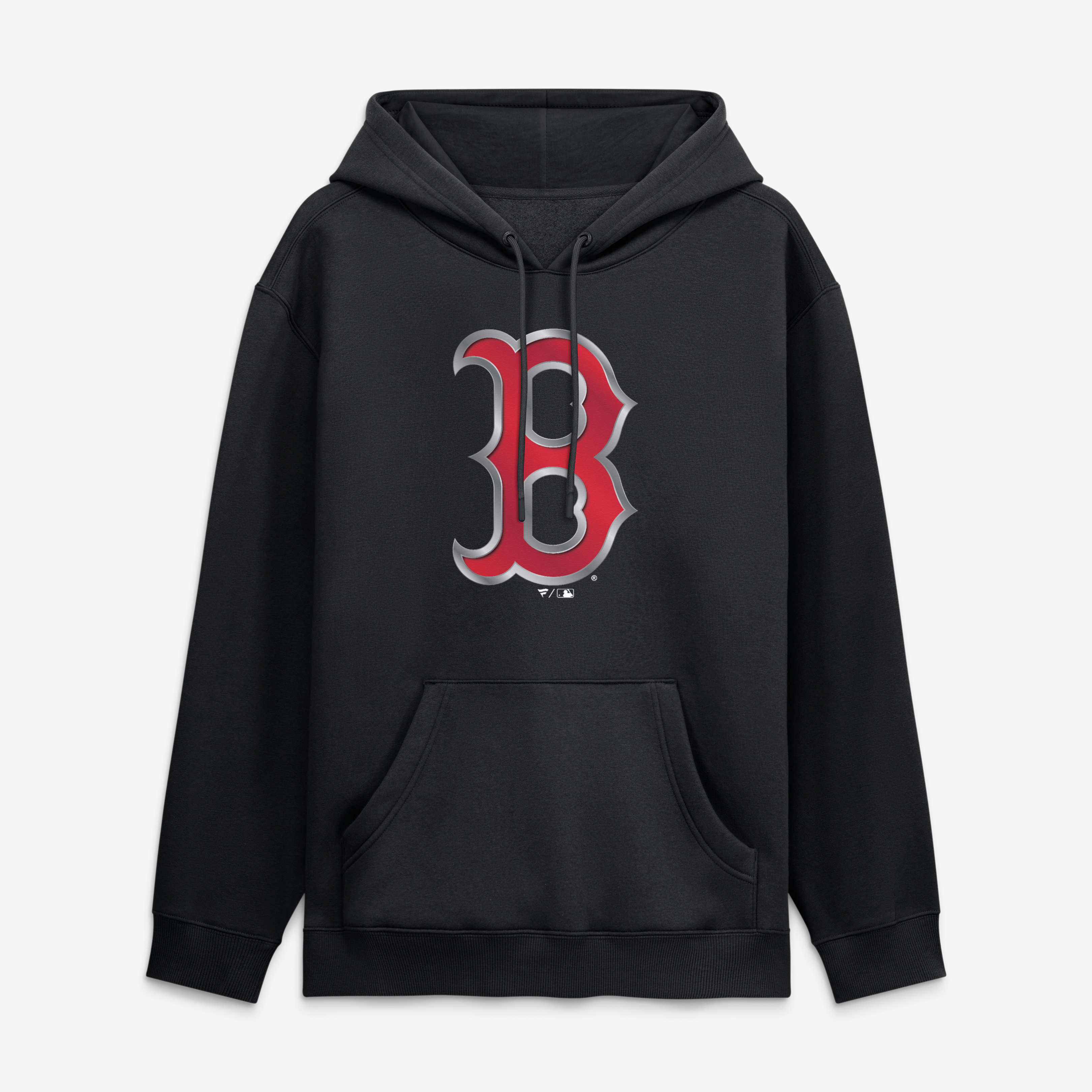 Men's Black Boston Red Sox Metallic Mascot Hoodie