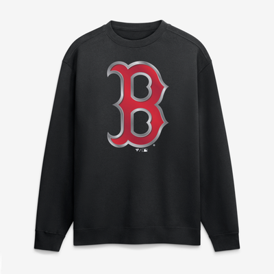 Boston Red Sox  Metallic Mascot Sweatshirt - Black