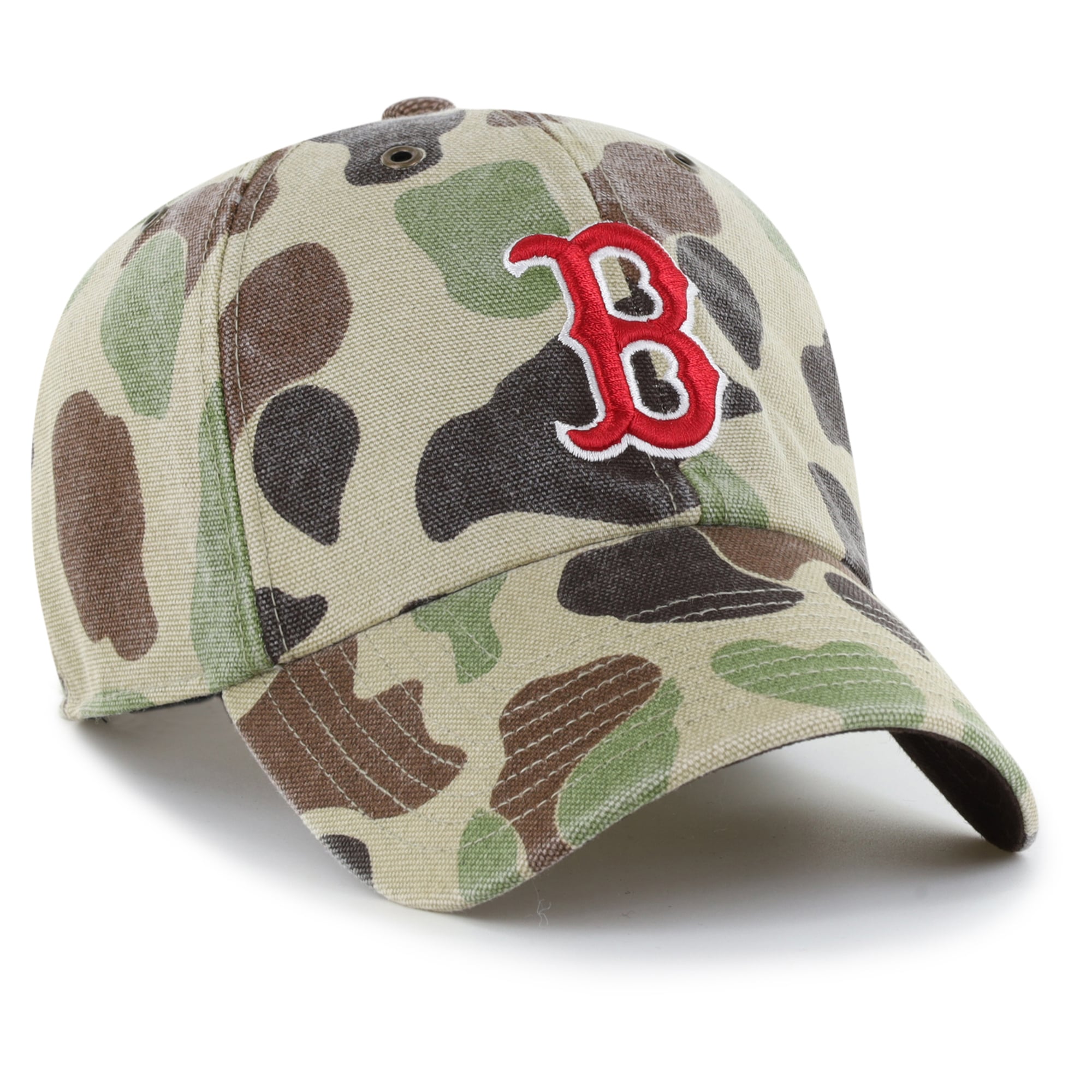 Casquette ajustable Carhartt x '47 Camo Boston Red Sox Duck Clean Up pour homme
