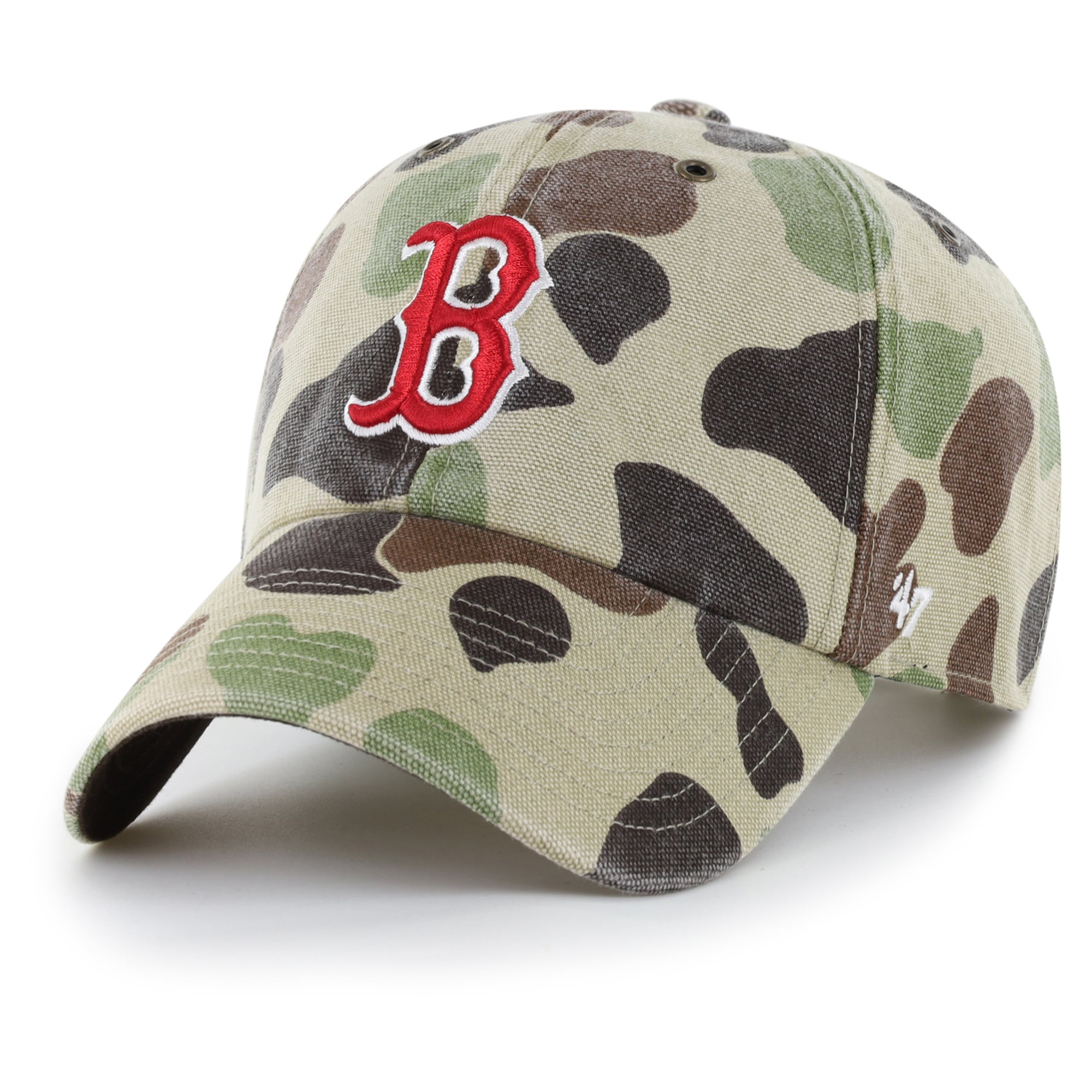 Casquette ajustable Carhartt x '47 Camo Boston Red Sox Duck Clean Up pour homme