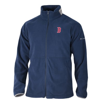 Boston Red Sox Columbia  Everest Ridge Full-Zip Fleece Jacket - Navy