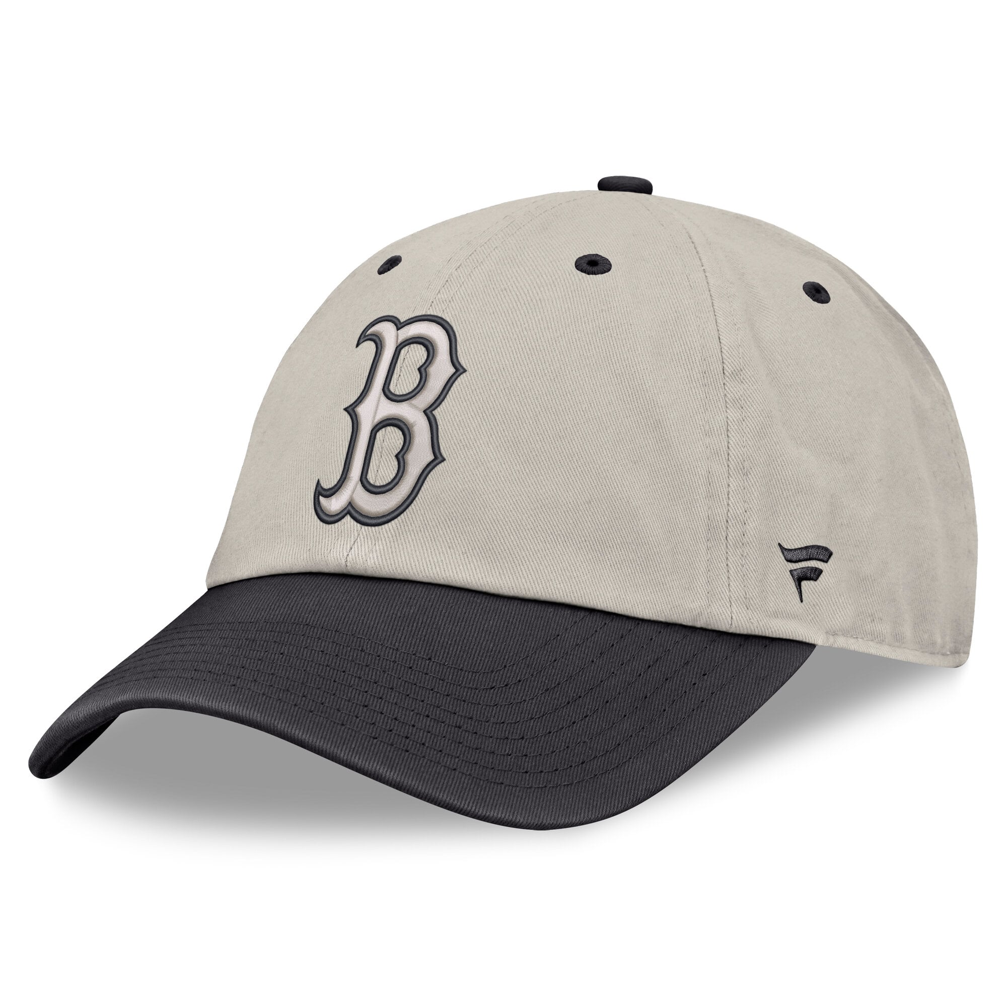 Men's Fanatics Beige/Charcoal Boston Red Sox Frame Adjustable Hat