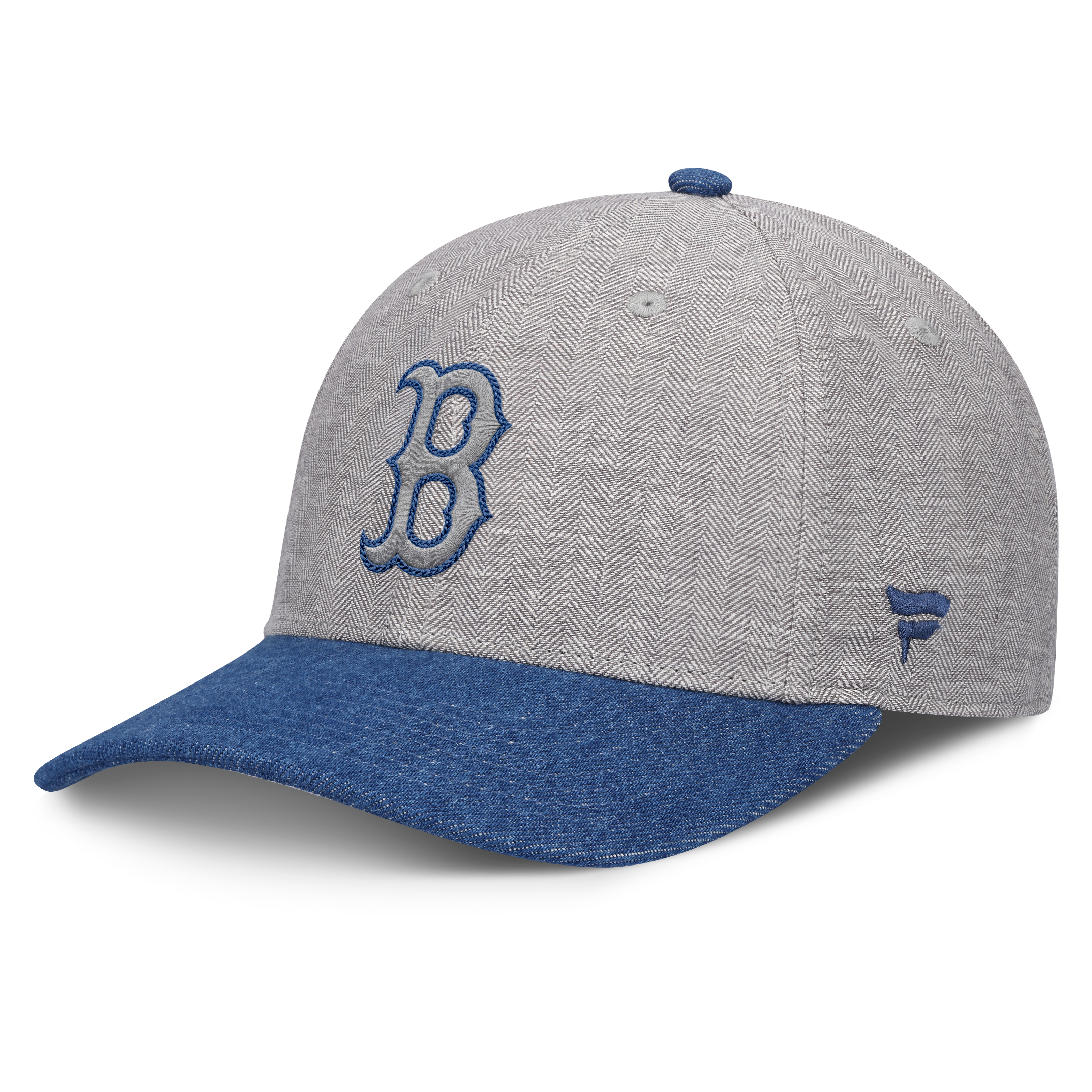 Casquette ajustable Fanatics grise/denim Boston Red Sox Level Up Conduct pour homme
