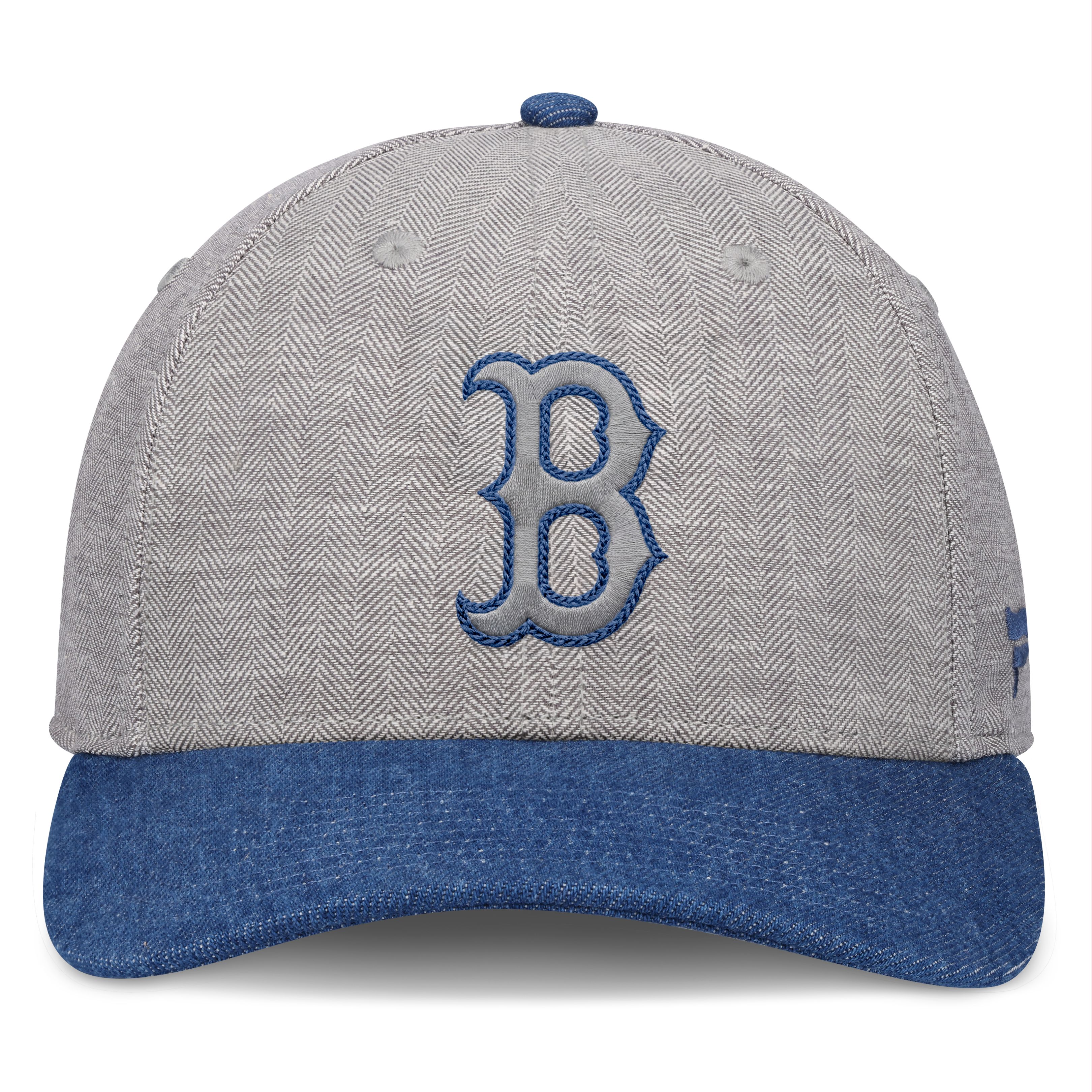 Casquette ajustable Fanatics grise/denim Boston Red Sox Level Up Conduct pour homme