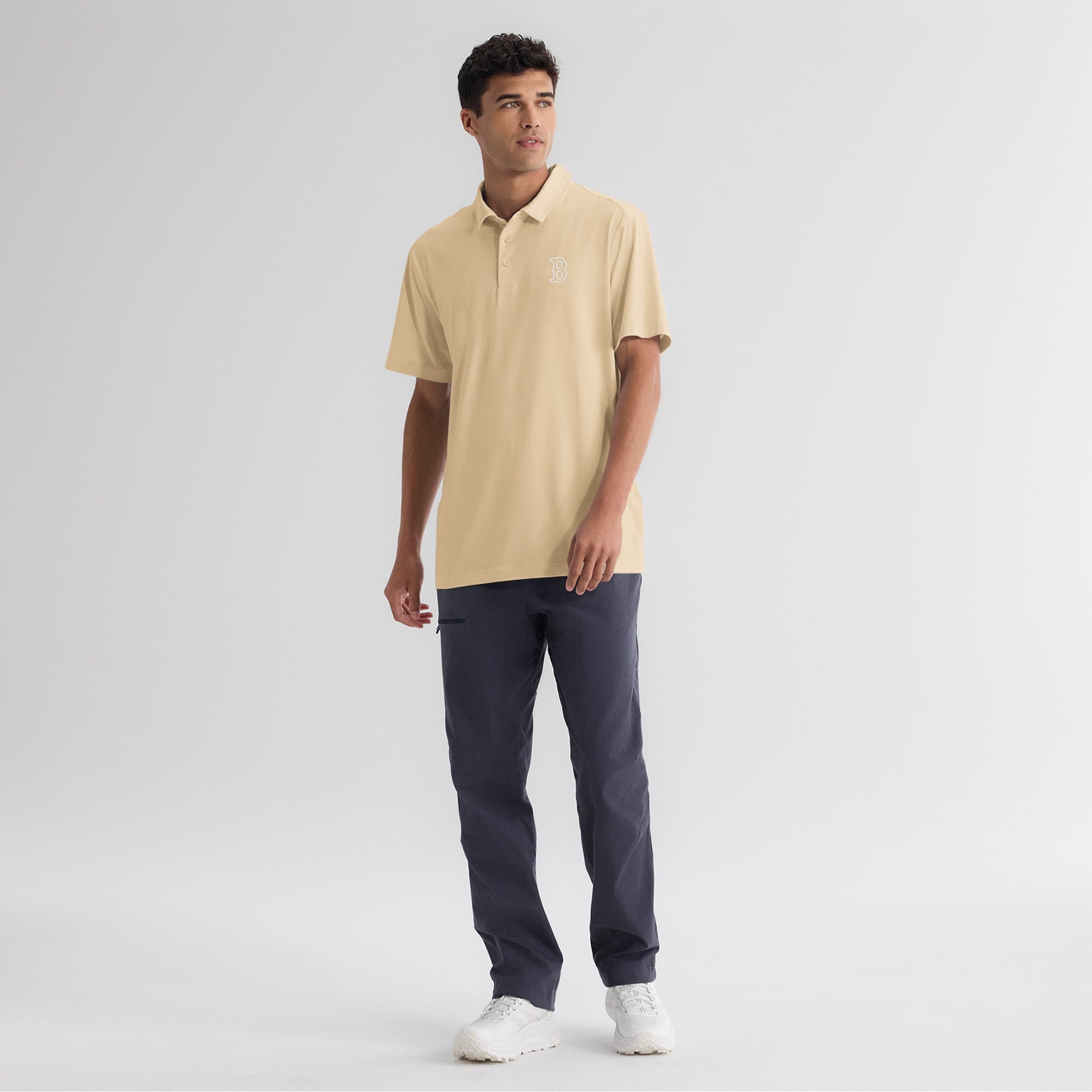 Polo à pochette kaki Boston Red Sox pour homme de Fanatics