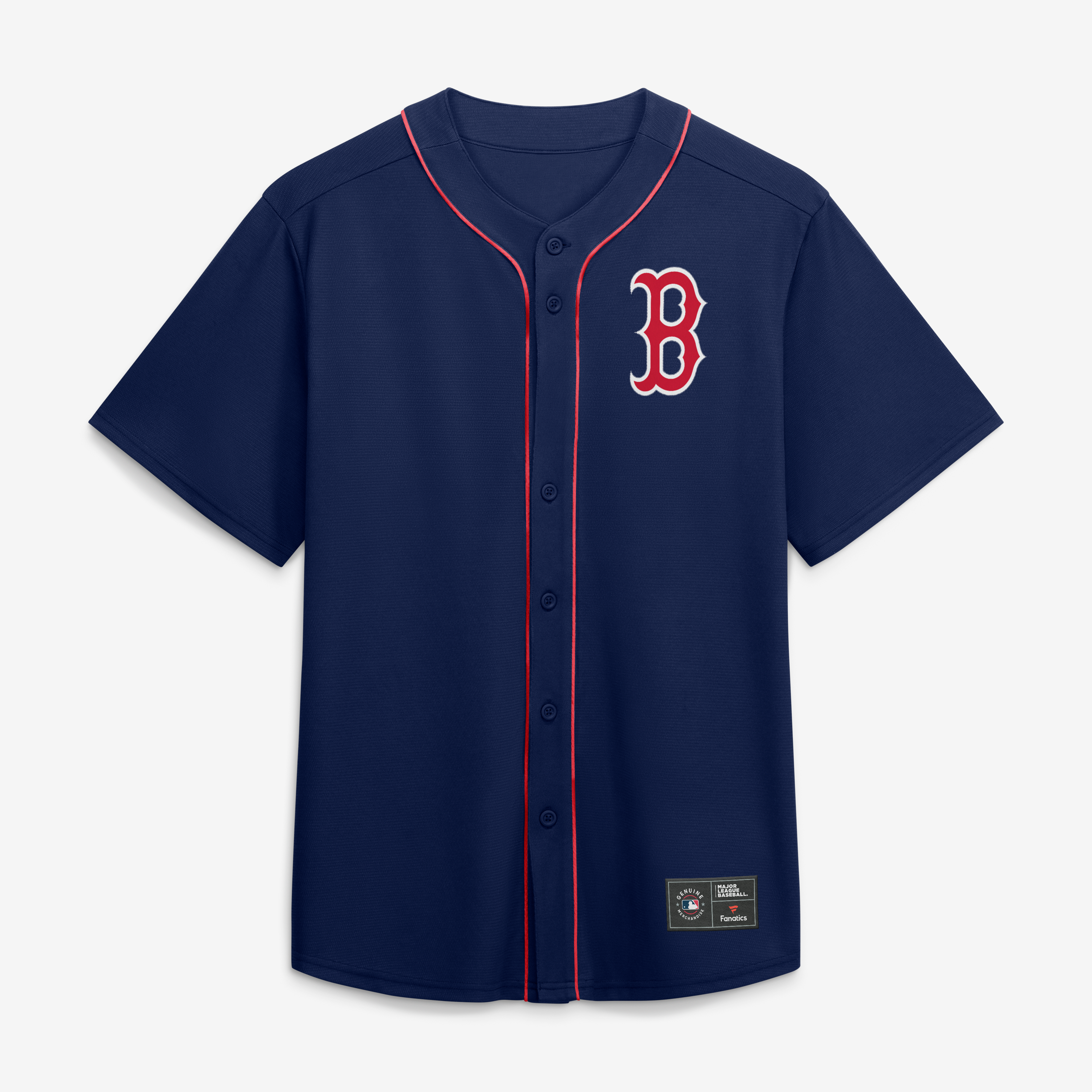 Men's Fanatics Navy Boston Red Sox Franchise Button-Up Fashion Top