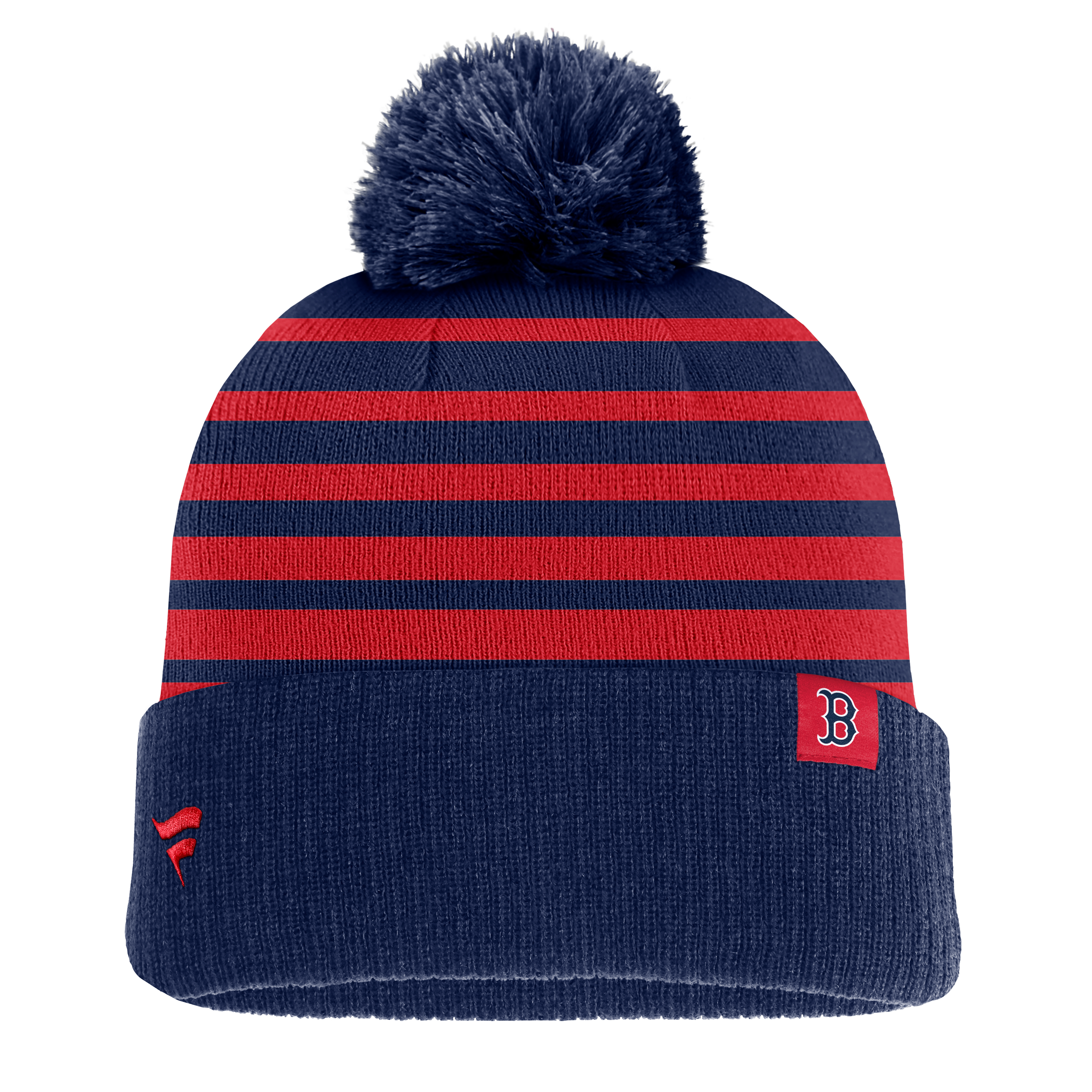 Men's Fanatics Navy Boston Red Sox Gradual Knit Hat with Pom