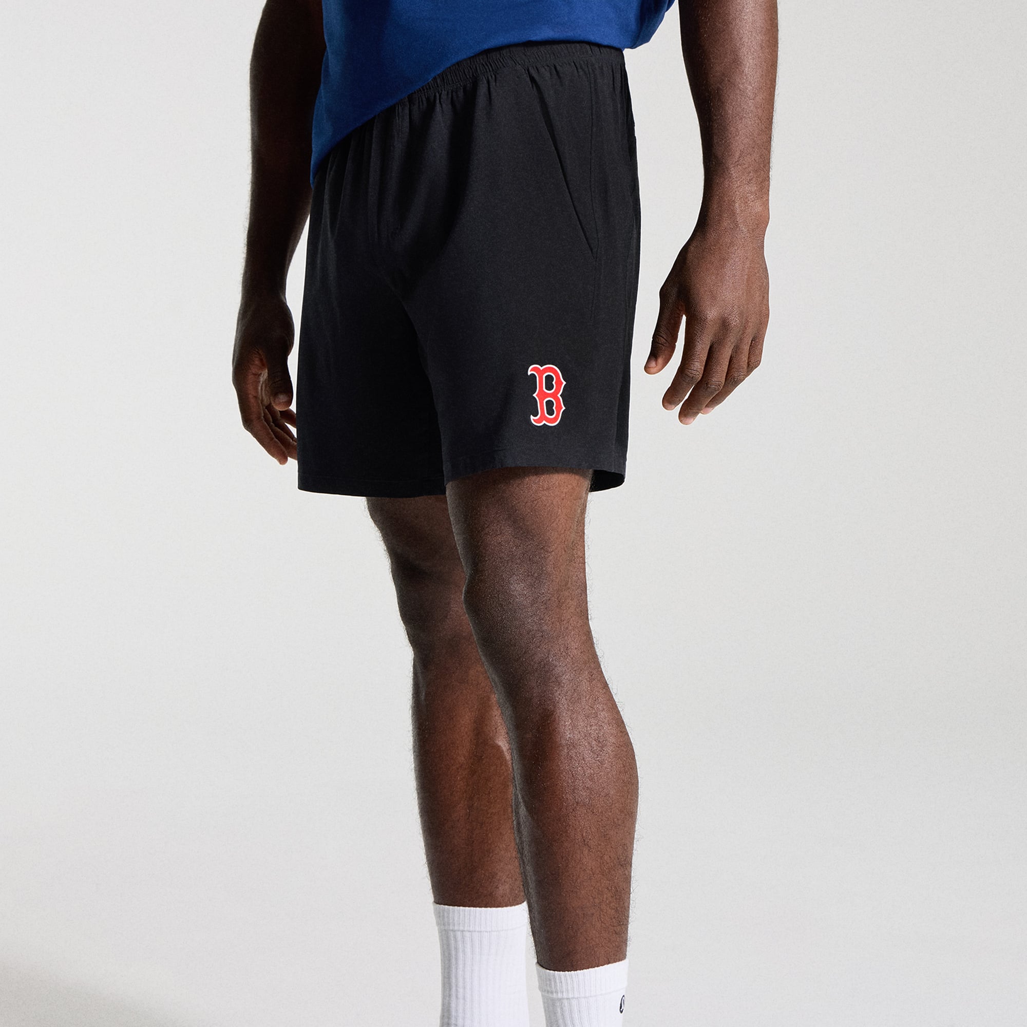 Short sans doublure Pace Breaker Boston Red Sox noir pour homme de 7 pouces (18 cm) la marque lululemon