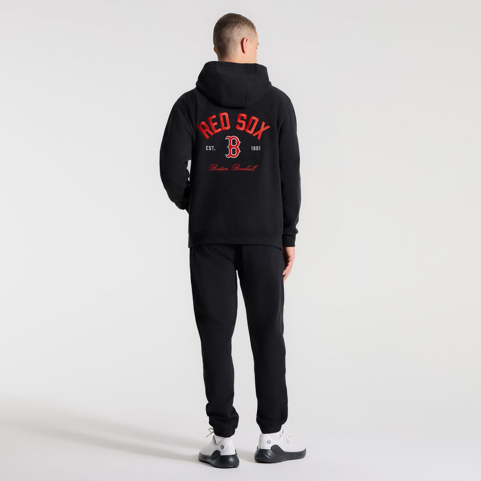 Men's lululemon Black Boston Red Sox Steady State Hoodie