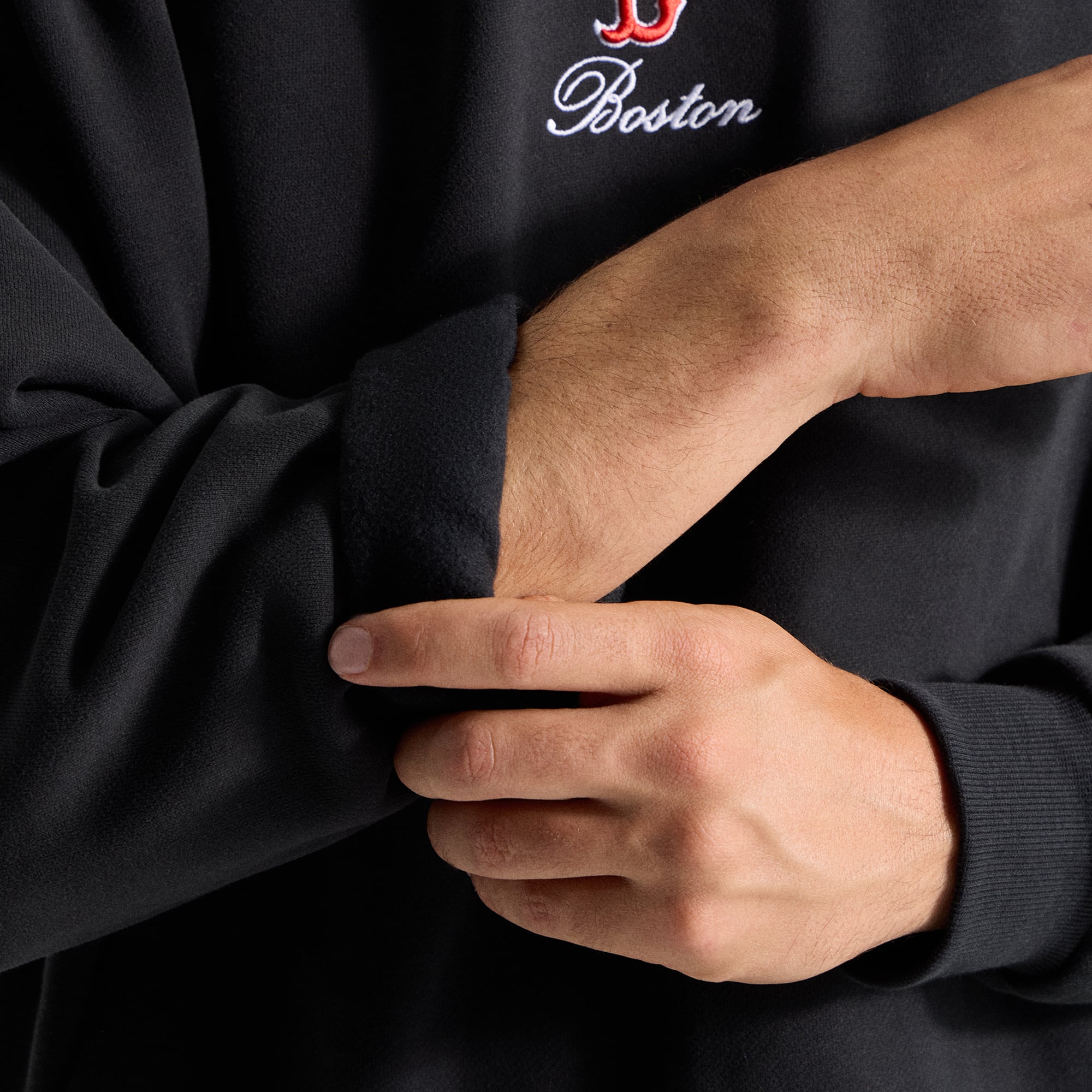 Men's lululemon Black Boston Red Sox Steady State Hoodie
