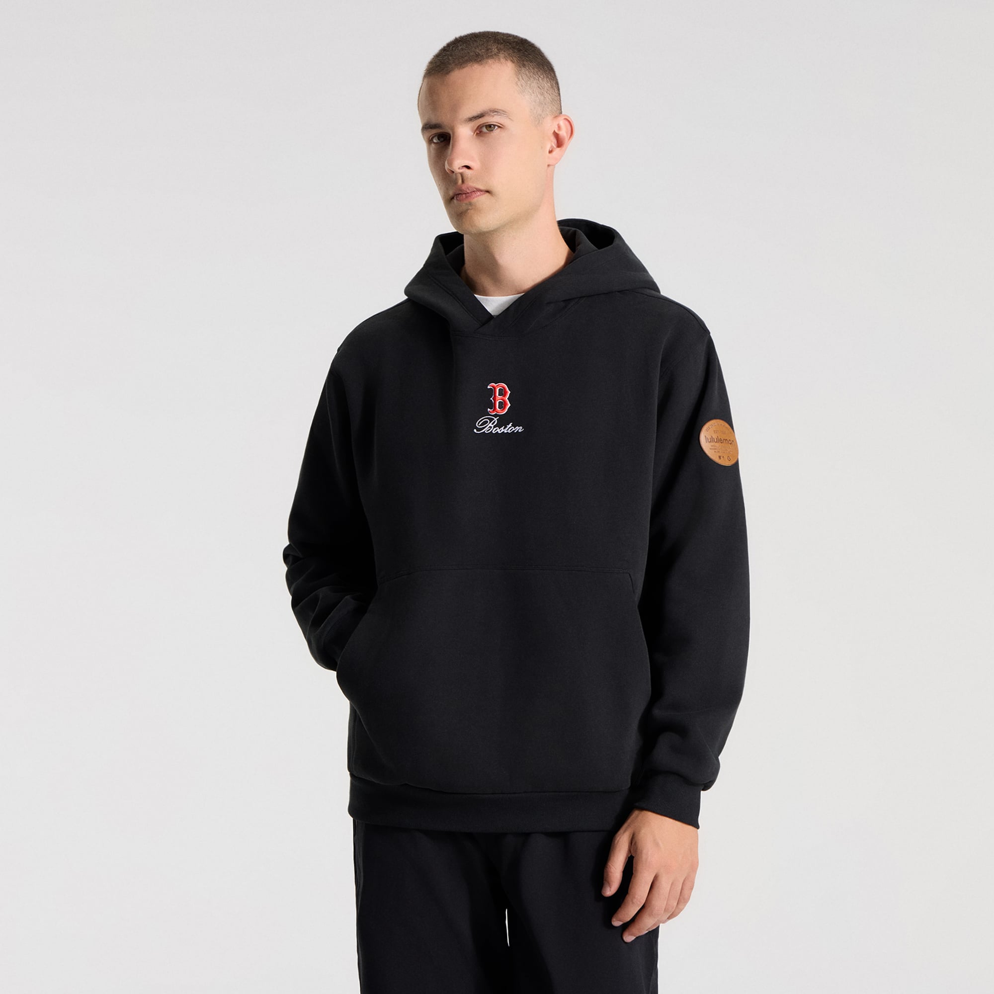 Men's lululemon Black Boston Red Sox Steady State Hoodie