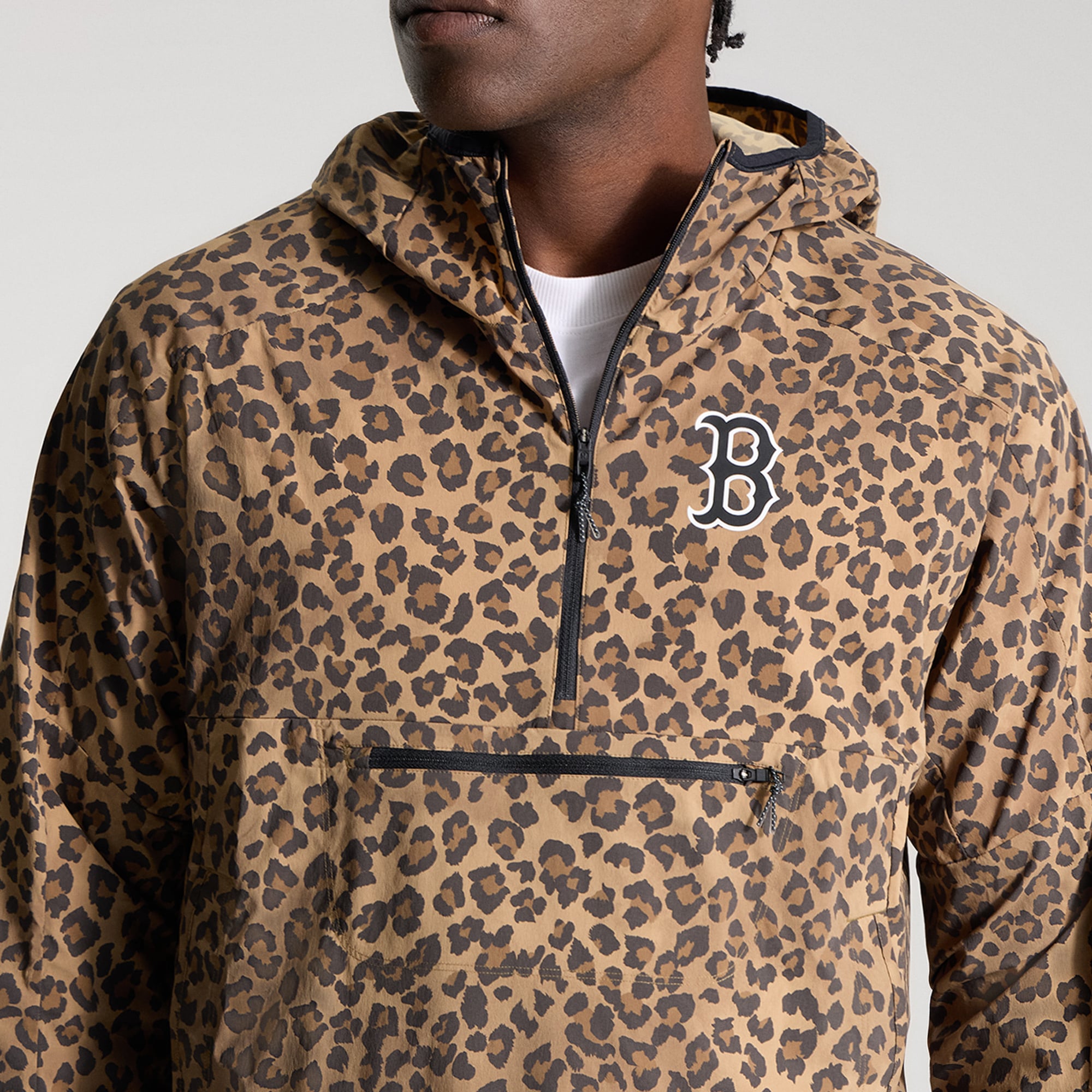 Men's lululemon Boston Red Sox Multi-Pocket Running Anorak *Leopard