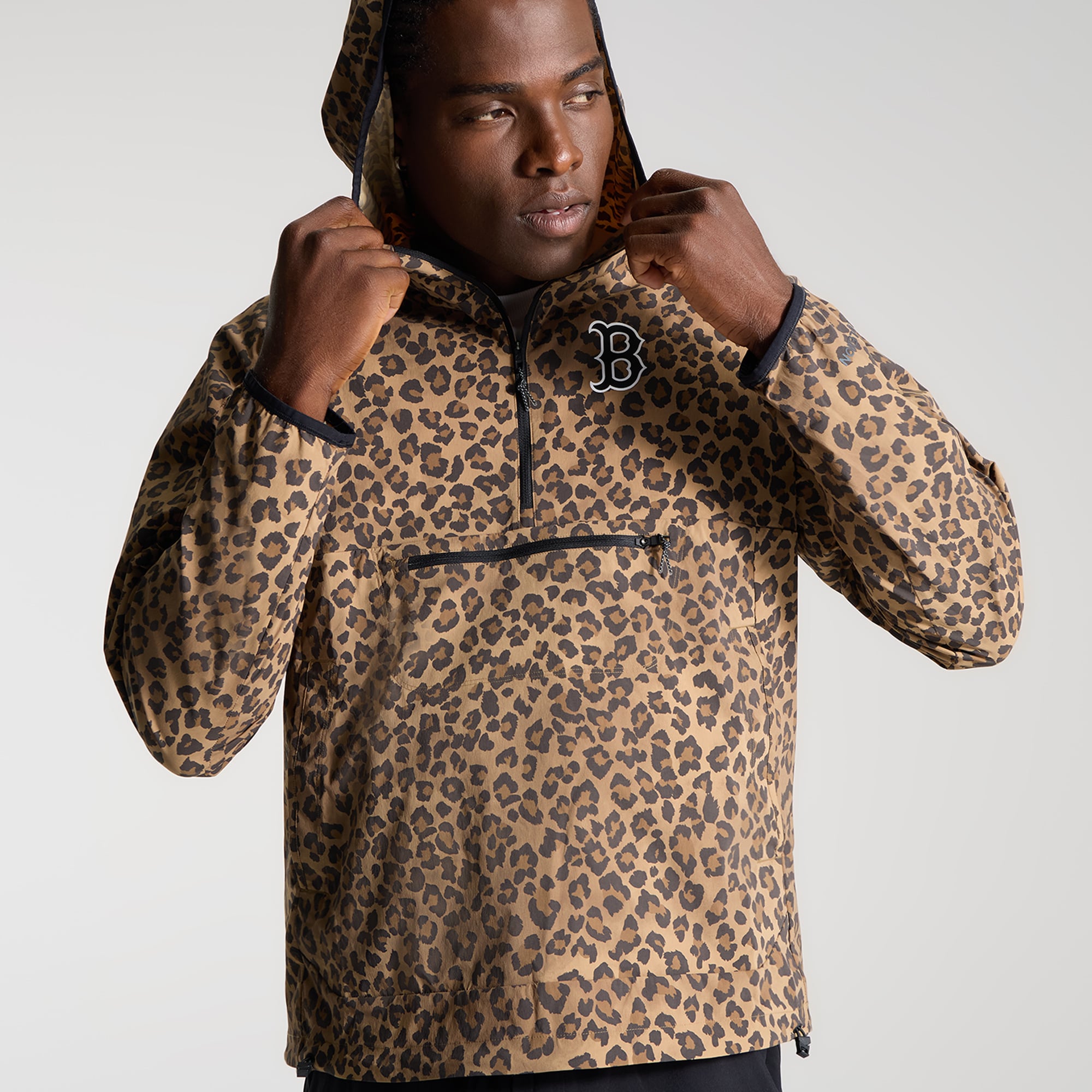 Men's lululemon Boston Red Sox Multi-Pocket Running Anorak *Leopard