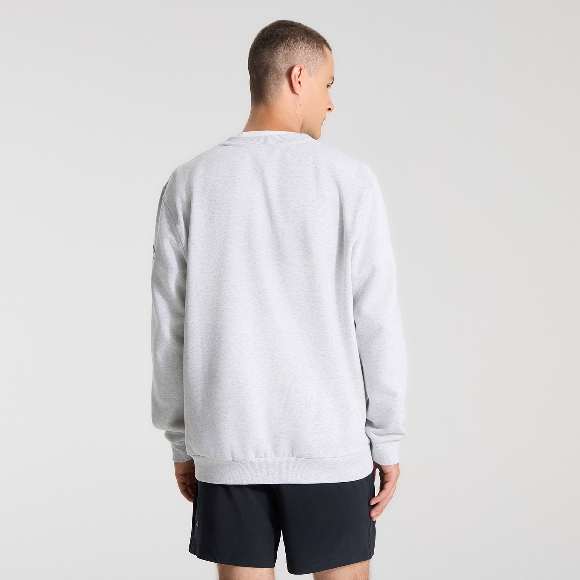Men's lululemon Heathered Core Ultra Light Grey Boston Red Sox Steady State Sweatshirt