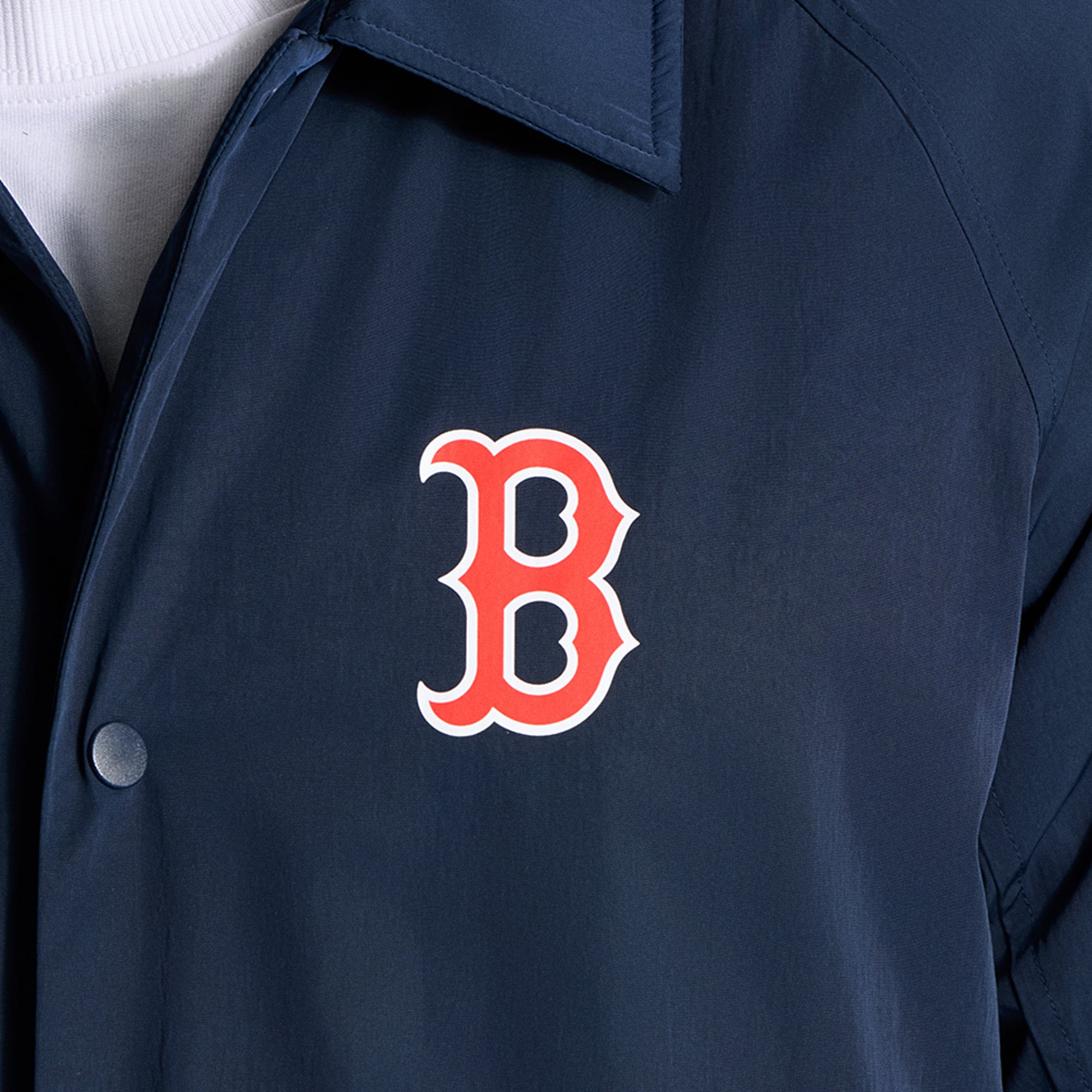 Veste d'entraîneur raglan lululemon True Navy Boston Red Sox pour homme