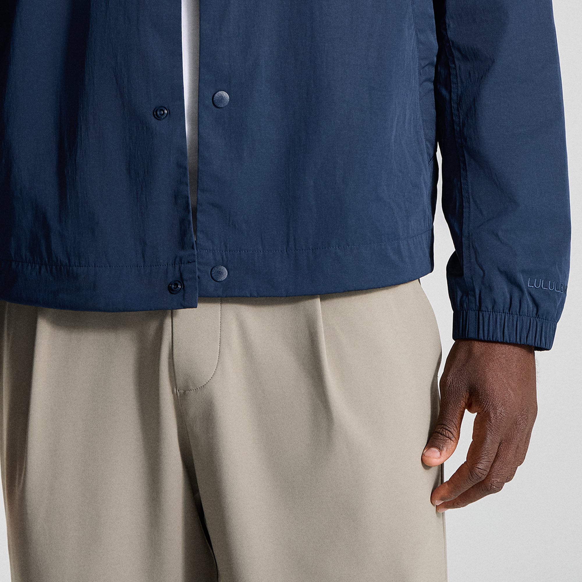 Veste d'entraîneur raglan lululemon True Navy Boston Red Sox pour homme