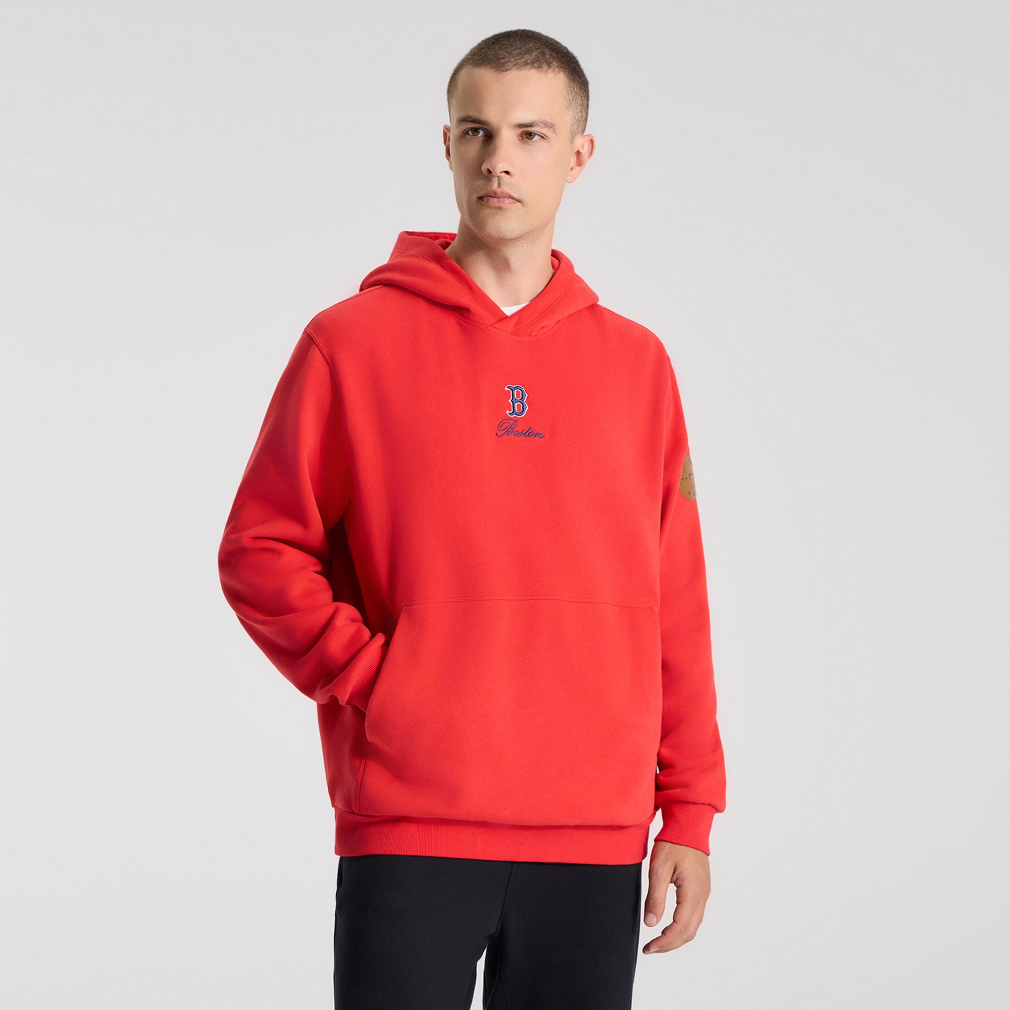 Men's lululemon True Red Boston Sox Steady State Hoodie