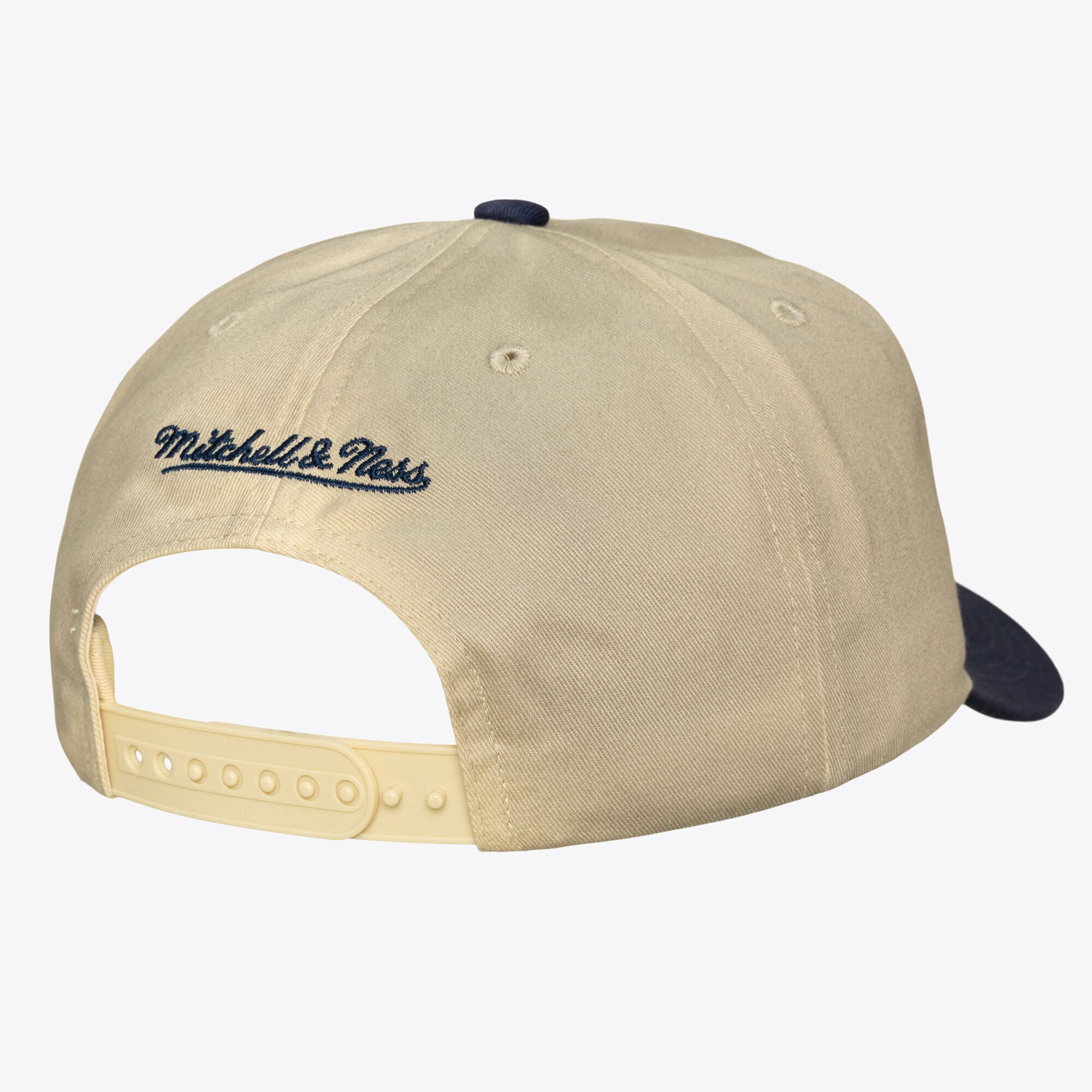 Men's Mitchell & Ness Cream Boston Red Sox Retro Roots Cooperstown Snapback Hat