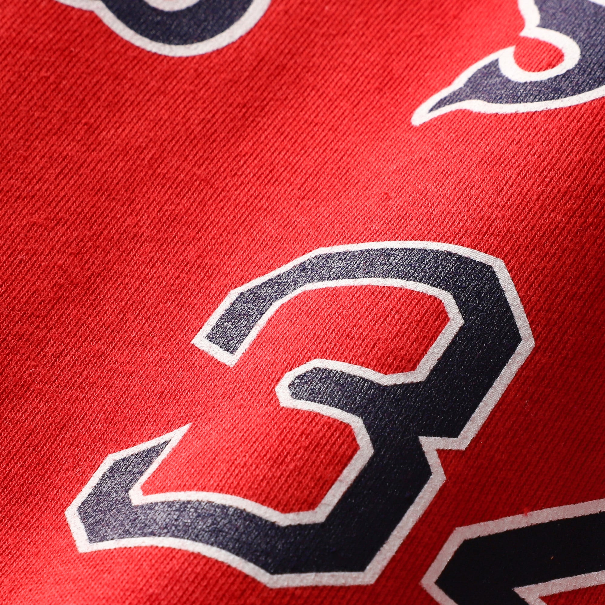 Men's Mitchell & Ness David Ortiz Red Boston Sox Classic Player Number Sweatshirt