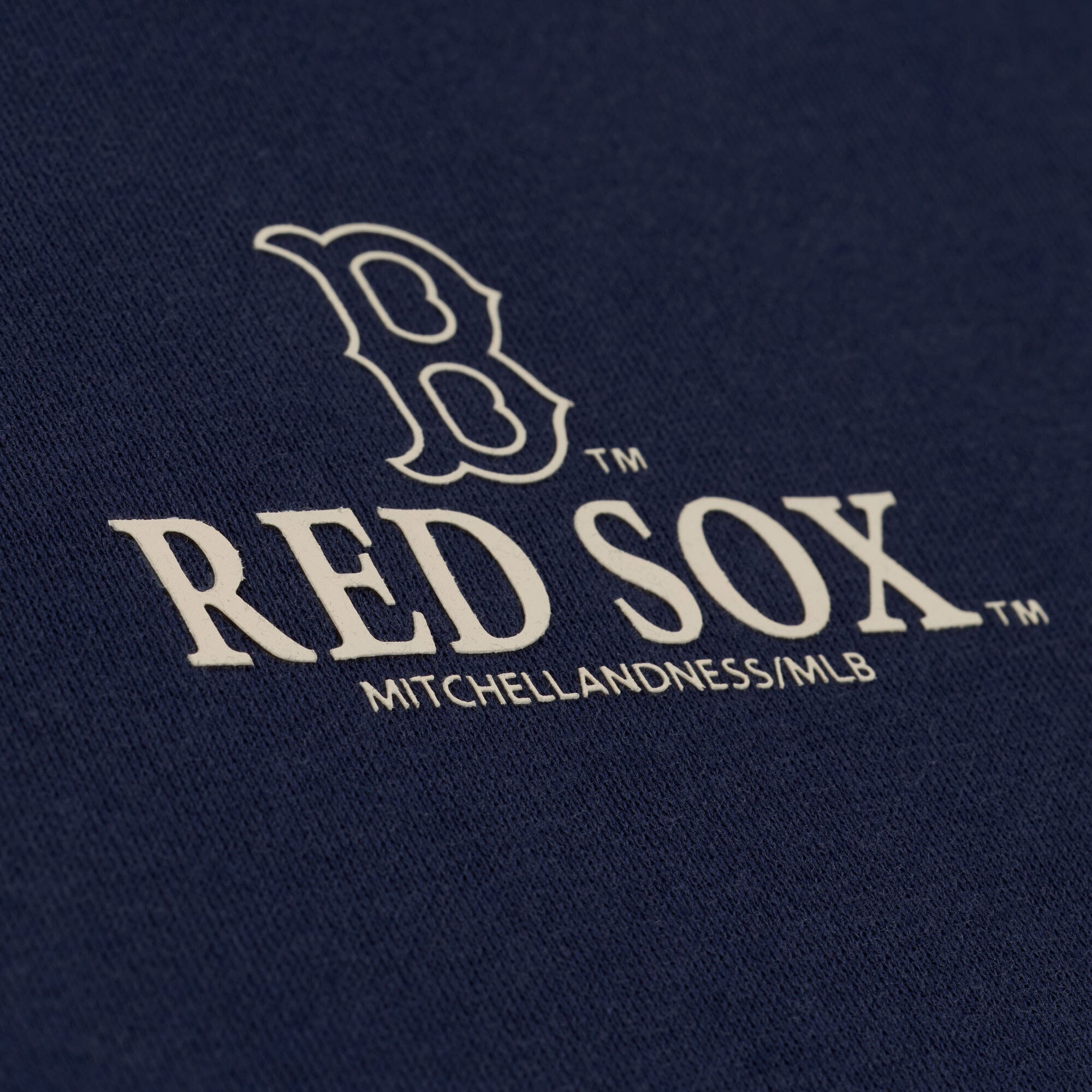 Sweat à capuche en polaire Mitchell & Ness bleu marine Boston Red Sox Core Essentials pour homme