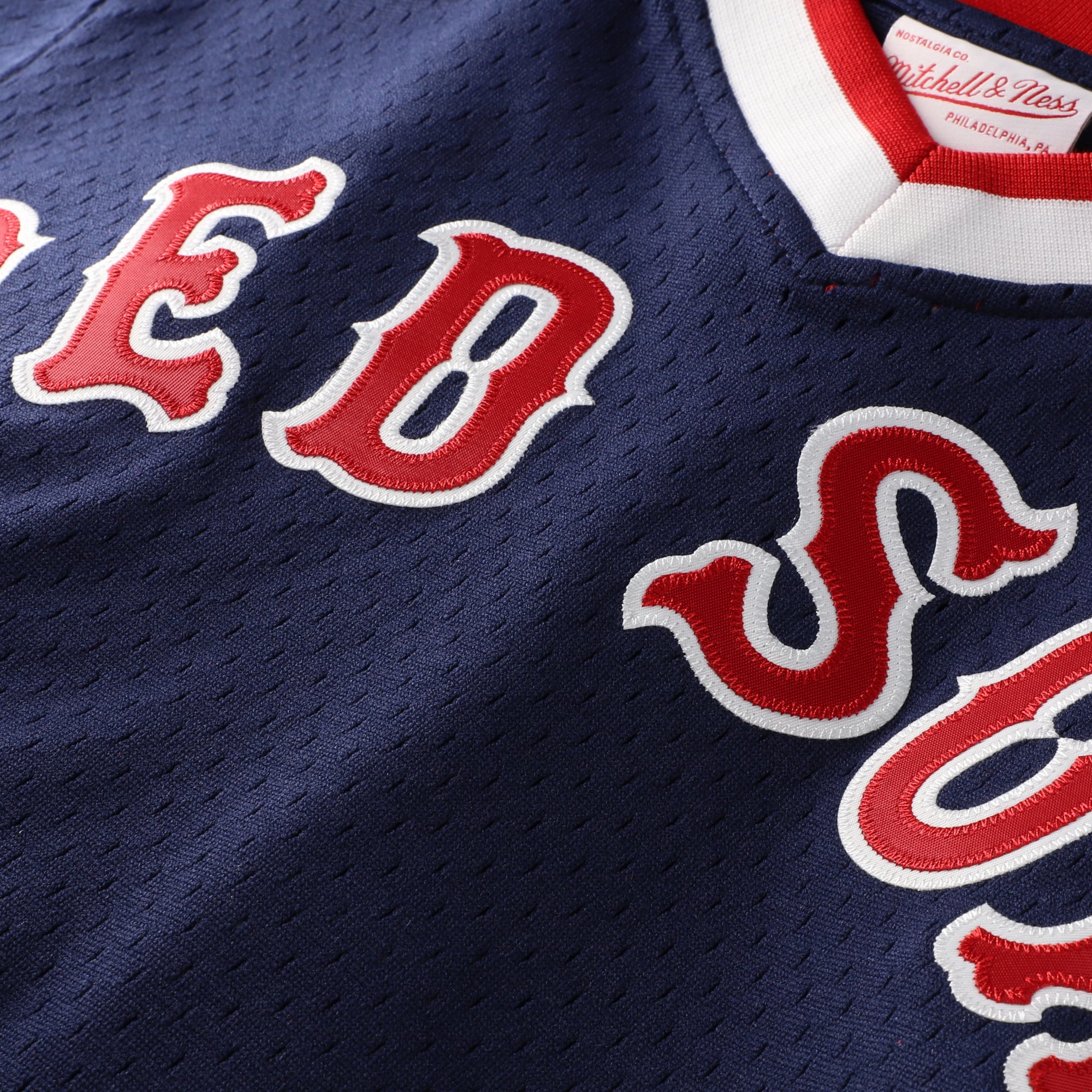 Men's Mitchell & Ness Pedro Martinez Navy Boston Red Sox Authentic Batting Practice Jersey