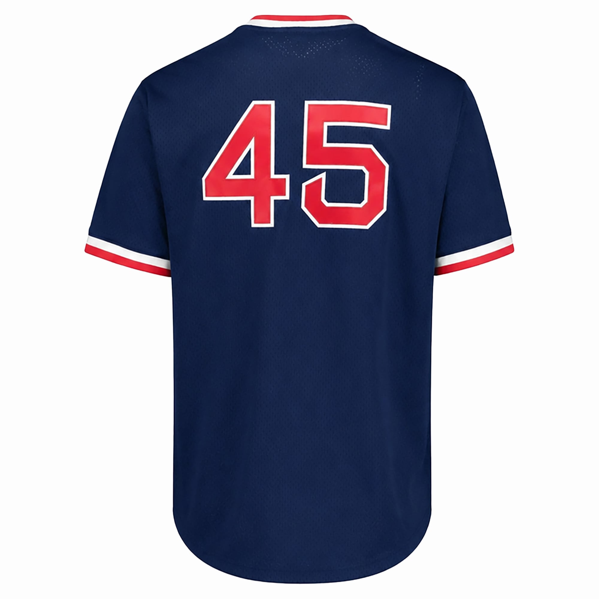 Men's Mitchell & Ness Pedro Martinez Navy Boston Red Sox Big Tall Cooperstown Mesh Batting Practice Jersey