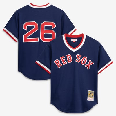 Wade Boggs Boston Red Sox Mitchell & Ness Authentic Batting Practice Jersey - Navy