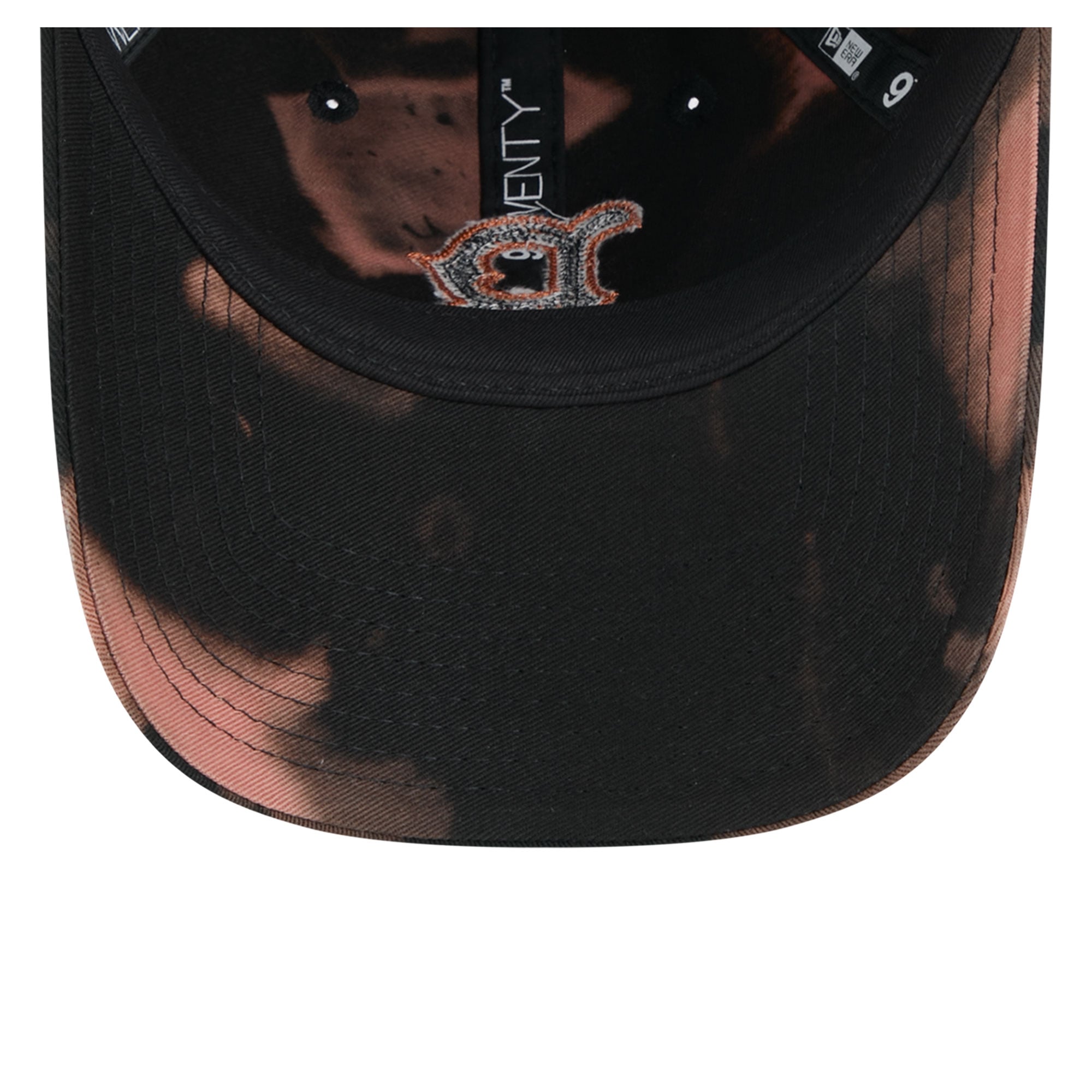Men's New Era Black Boston Red Sox Bleach Wash 9TWENTY Adjustable Hat