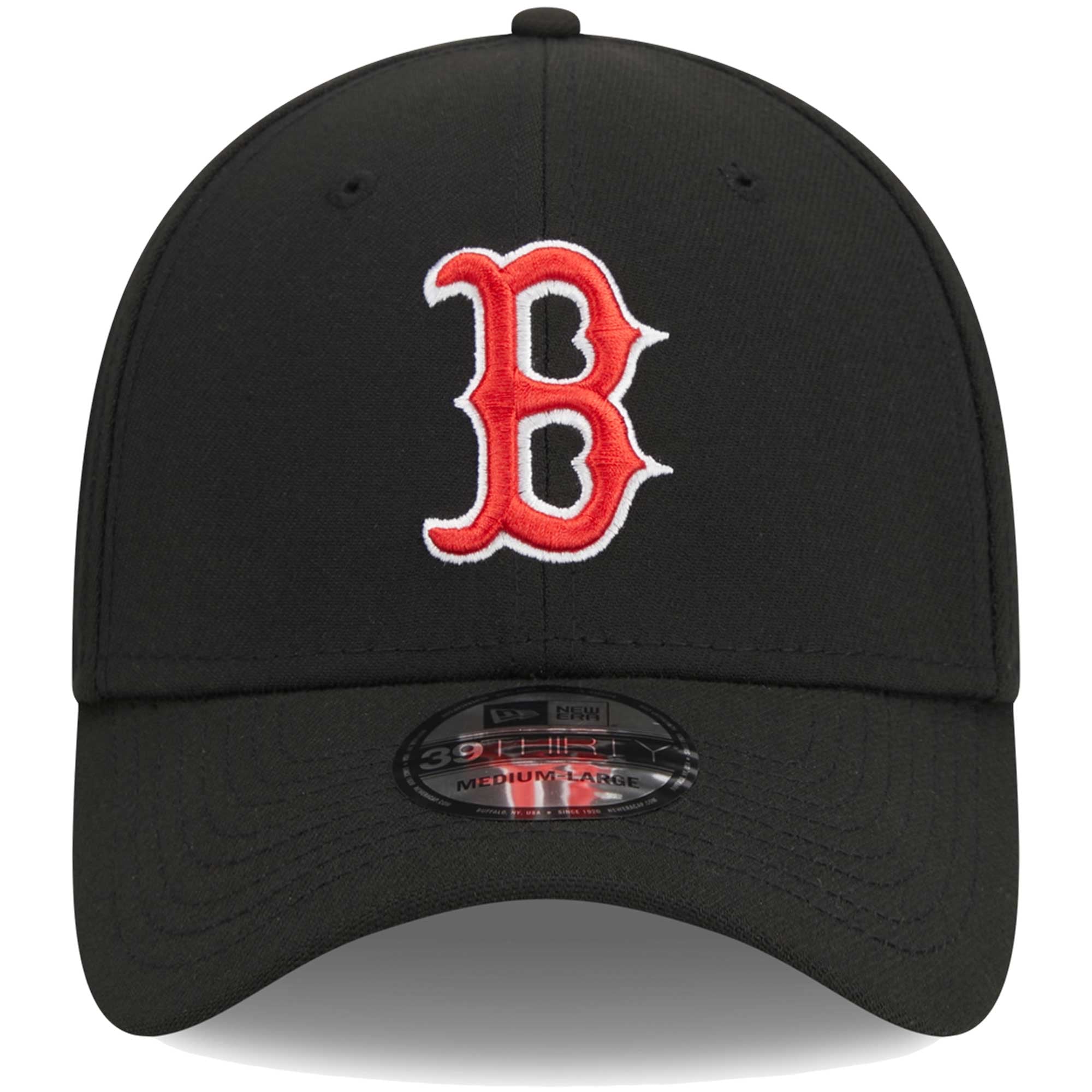 Casquette Flex 39THIRTY Boston Red Sox New Era pour homme avec logo noir