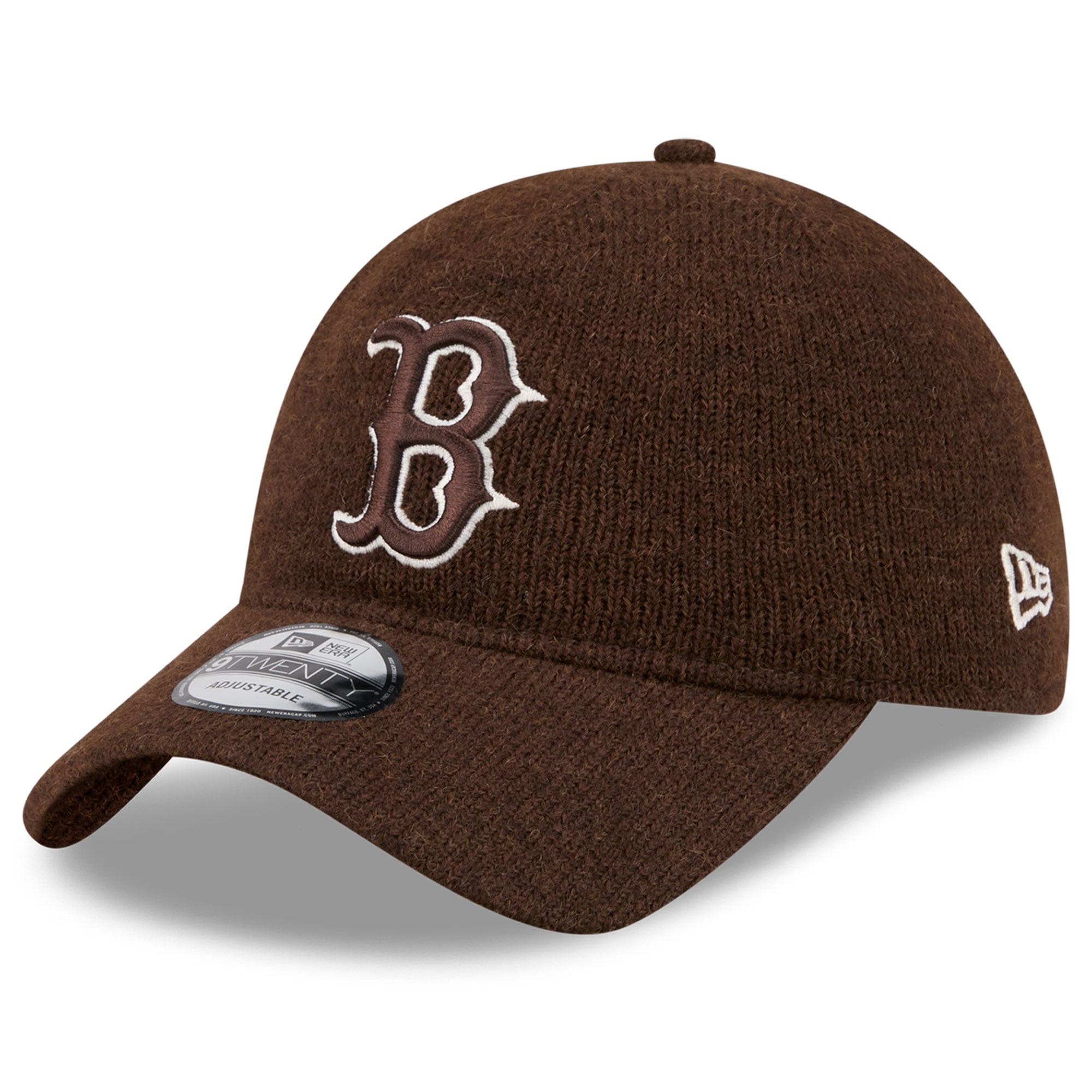 Casquette ajustable New Era marron Boston Red Sox Open Market en laine 9TWENTY pour homme