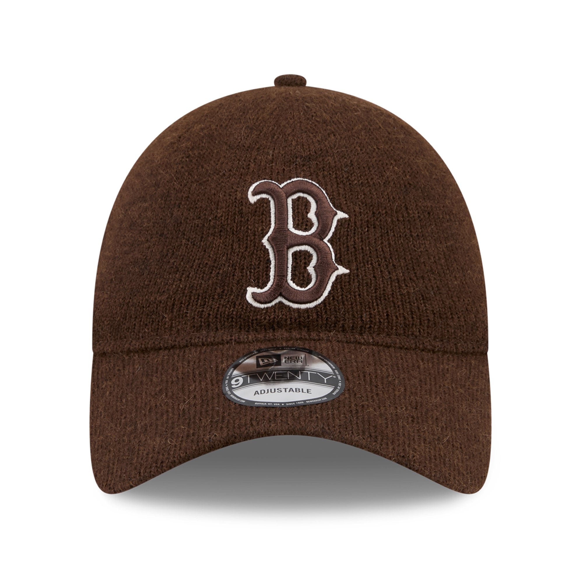 Casquette ajustable New Era marron Boston Red Sox Open Market en laine 9TWENTY pour homme